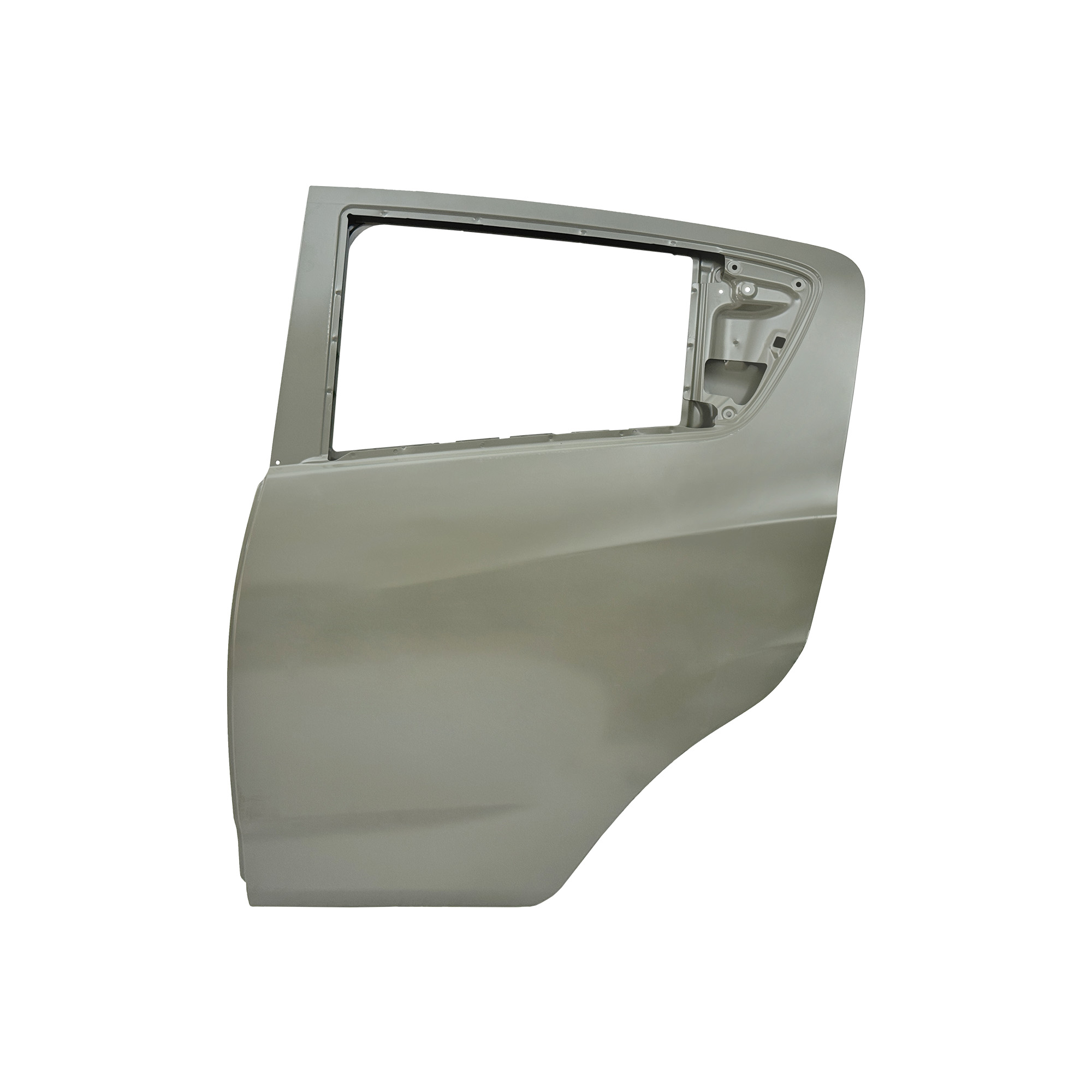 PUERTA TRASERA DE REPUESTO IZQUIERDA, 2011-2014, PARA CHEVROLET SPARK, (ACERO)