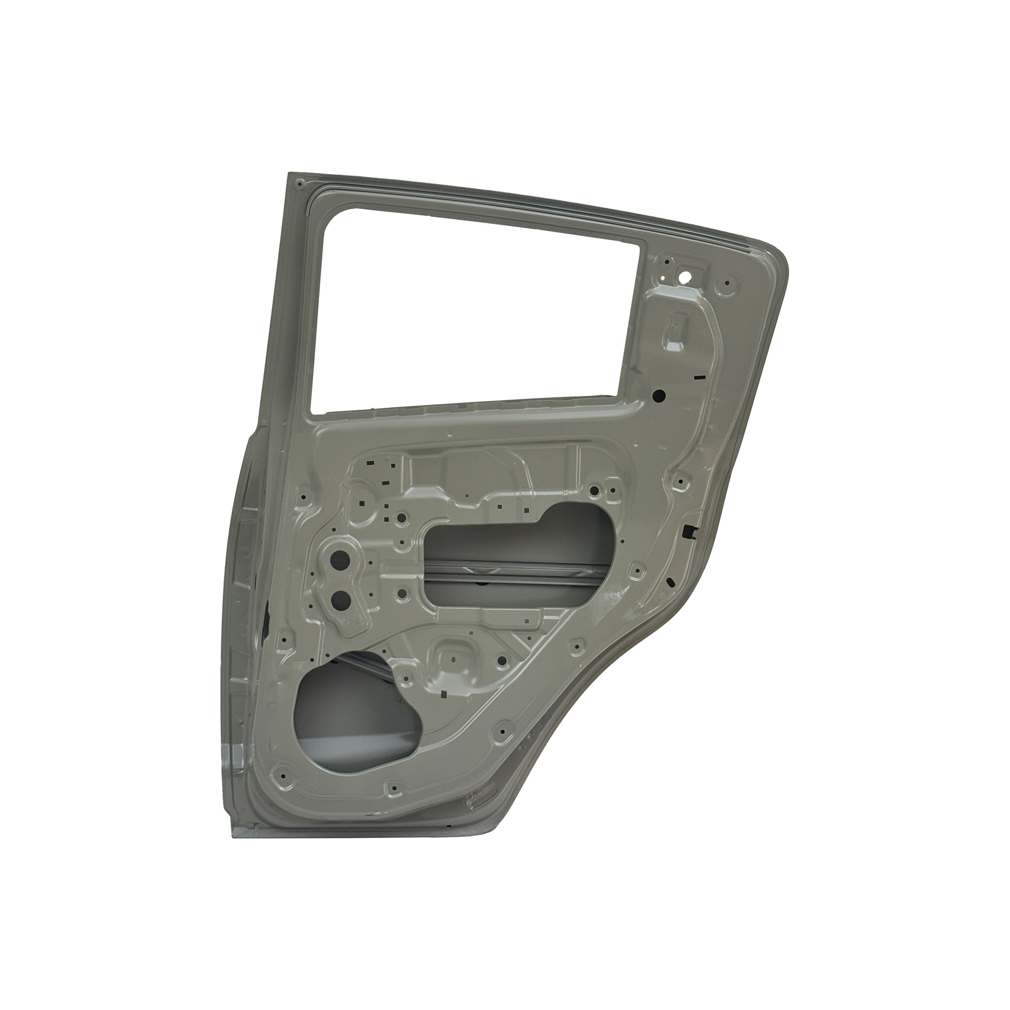 PUERTA TRASERA DE REPUESTO RH, 2011-2014, PARA CHEVROLET SPARK, (ACERO)
