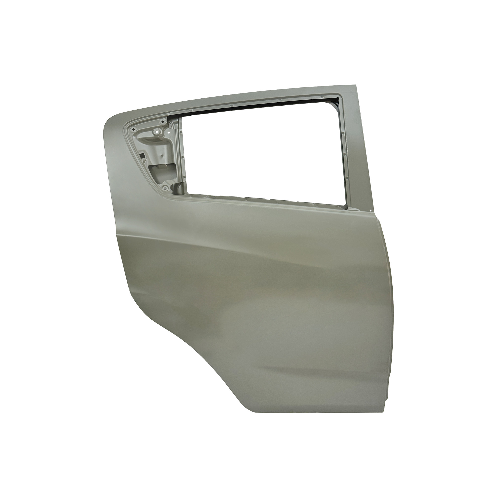 PUERTA TRASERA DE REPUESTO RH, 2011-2014, PARA CHEVROLET SPARK, (ACERO)