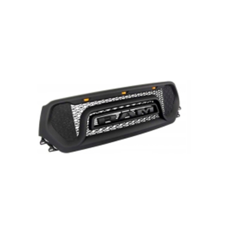 PARRILLA DE REPUESTO CON LUZ LED Y LOGOTIPO, 2019-, PARA DODGE RAM 1500, 2025KBD036-002