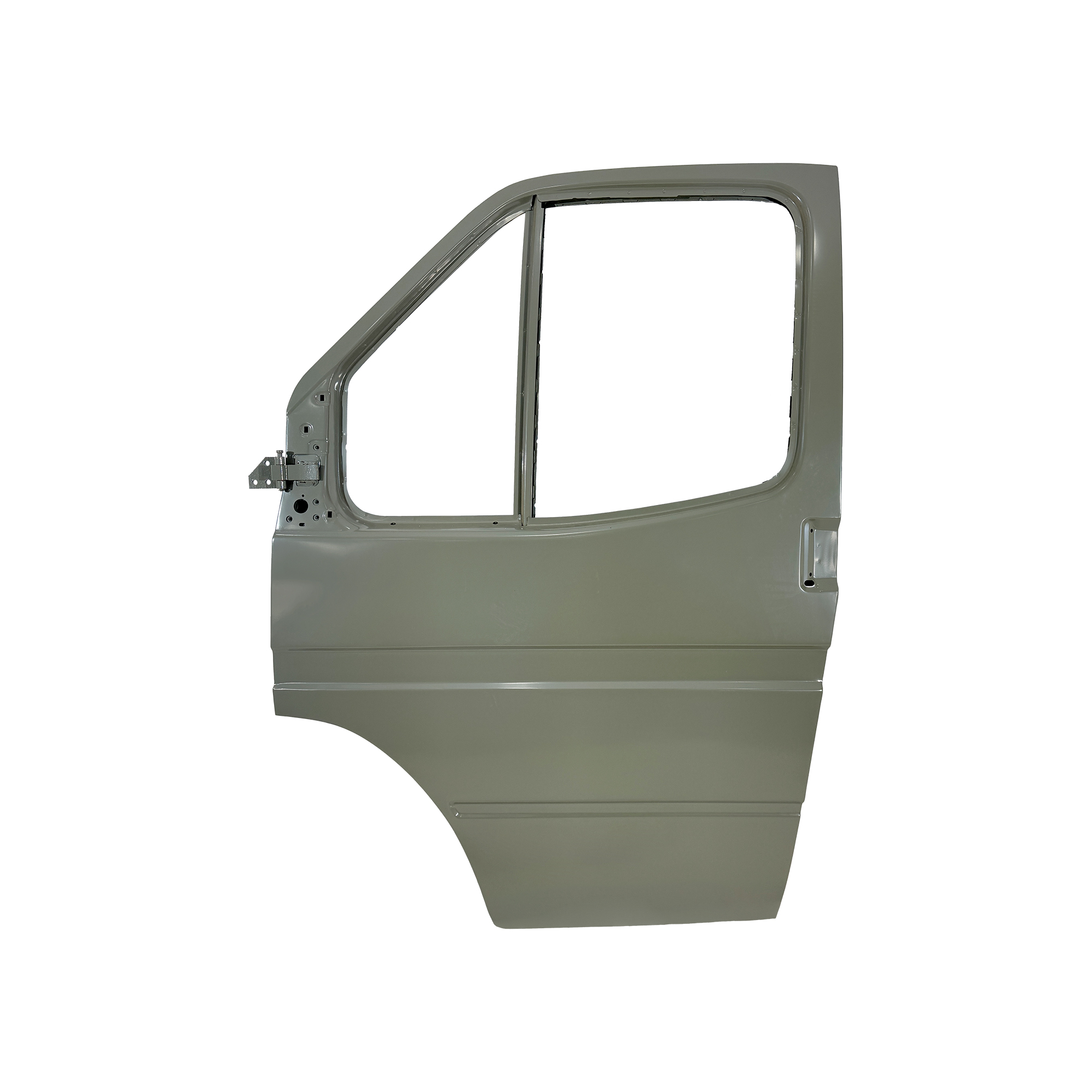 PUERTA DELANTERA DE REPUESTO LH, PARA FORD TRANSIT VE83, P95VBV20123AA-PT, (ACERO)