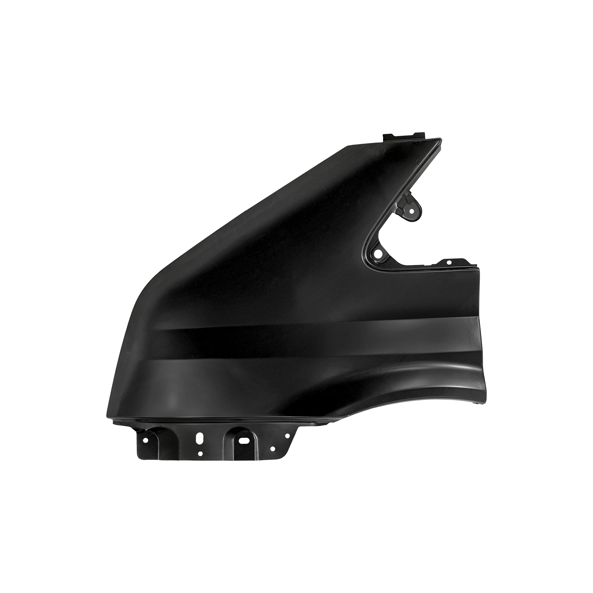 GUARDABARROS DELANTERO DE REPUESTO LH SIN ORIFICIO, PARA FORD TRANSIT V348, 1370603, (ACERO)