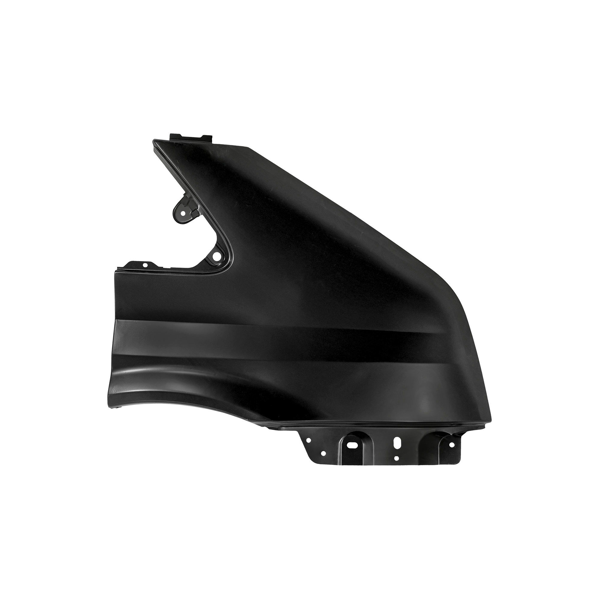 GUARDABARROS DELANTERO DE REPUESTO RH SIN ORIFICIO, PARA FORD TRANSIT V348, 6C11 16016AB-78, (ACERO)