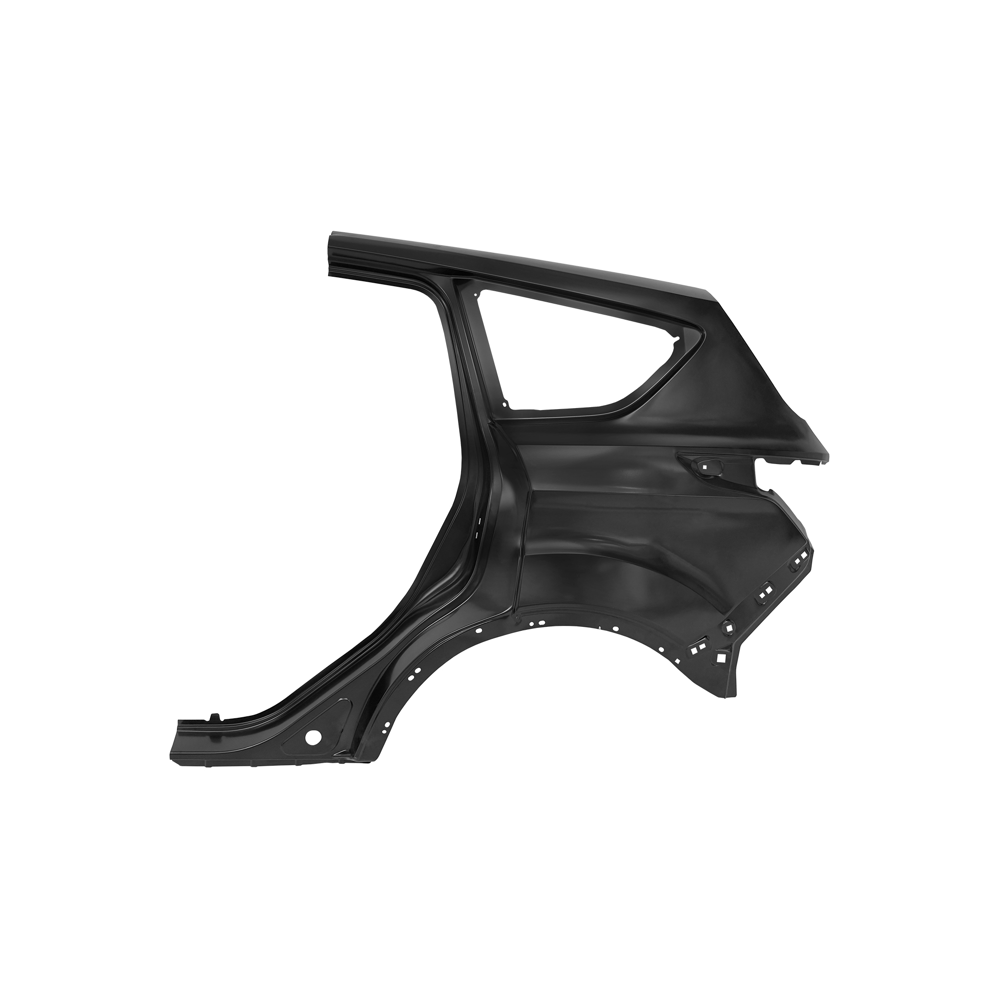 GUARDABARROS TRASERO DE REPUESTO LH, 2017, PARA FORD KUGA, DV4BS27841, (ACERO)