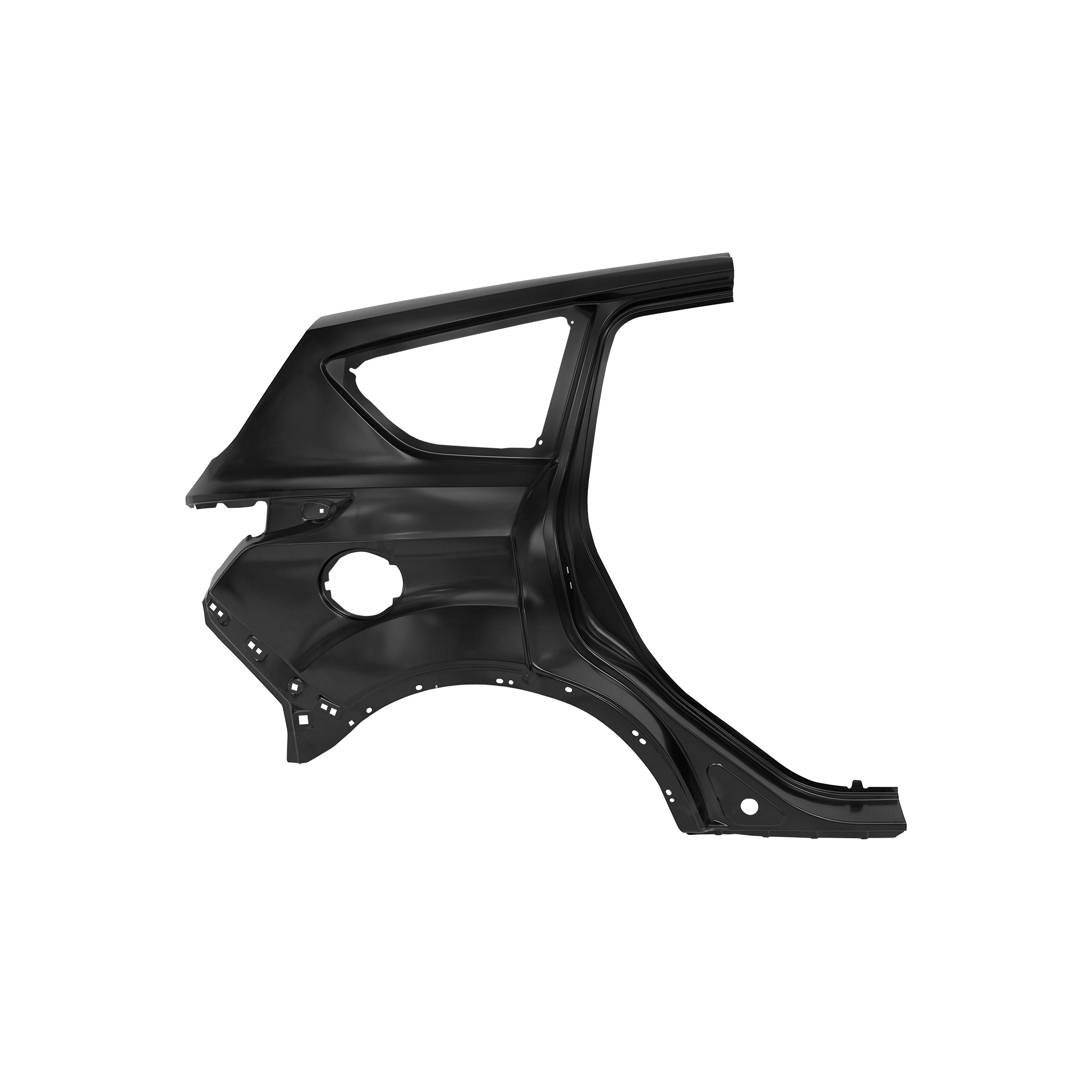 GUARDABARROS TRASERO DE REPUESTO RH, PARA FORD KUGA, DV4BS27840, (ACERO)