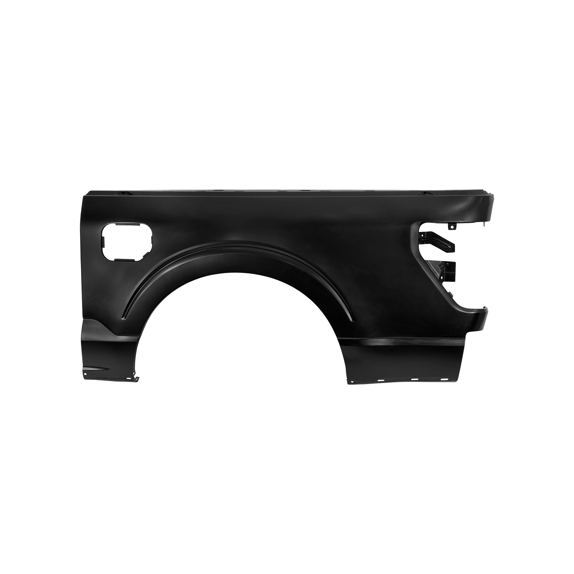 GUARDABARROS TRASERO DE REPUESTO LH, 2021-, PARA FORD F150, (ALUMBRE)