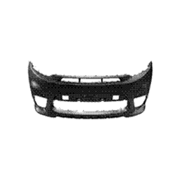FUNDA DE PARACHOQUES DELANTERO DE REPUESTO MODELO SRT NEGRO IMPRIMADO CON ORIFICIOS PDC, 2017-2018, PARA JEEP GRAND CHEROKEE, 68335438AB