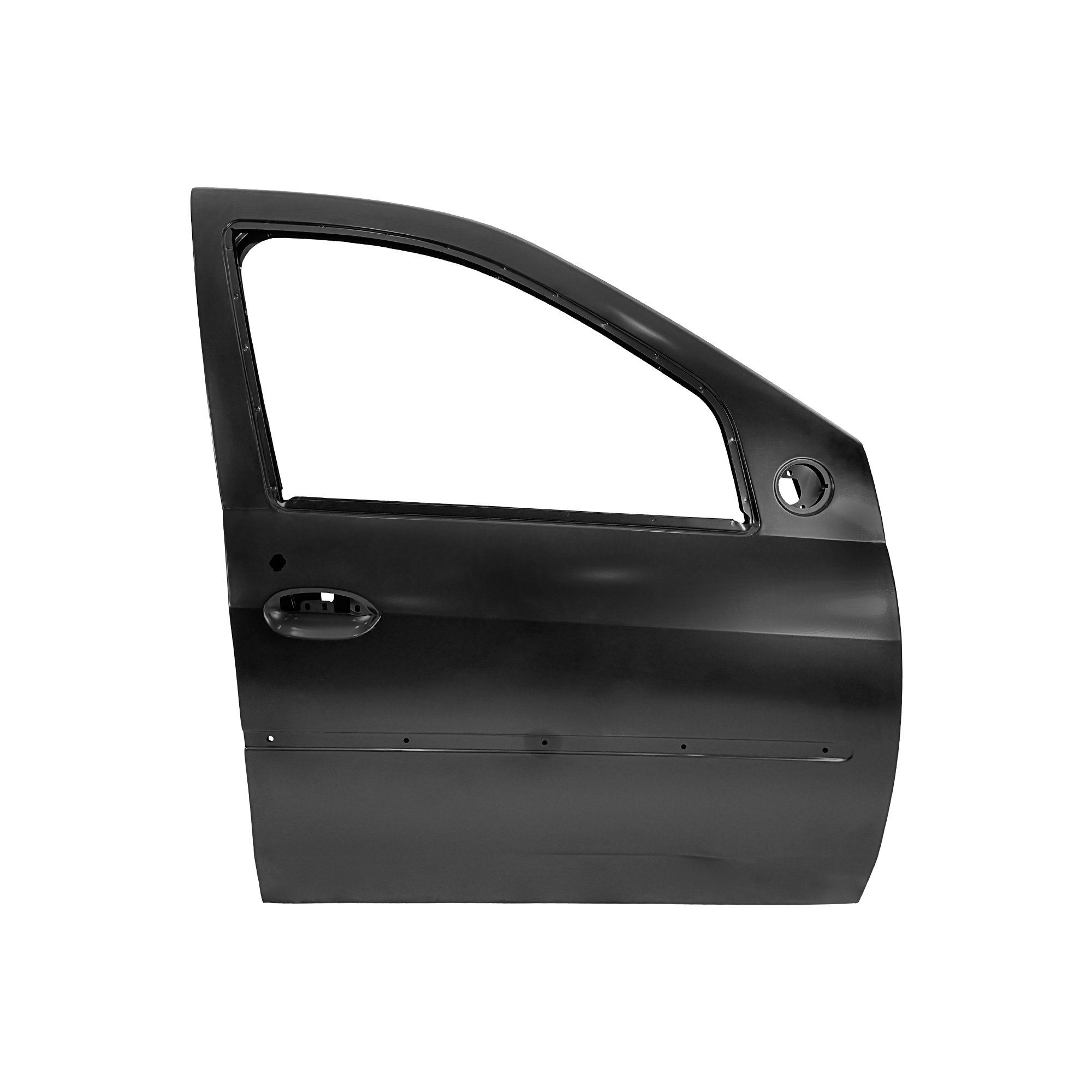 PUERTA DE ENTRADA DE REPUESTO W MOULDING RH, 2004-2012, PARA RENAULT LOGAN, 801016598R, (ACERO)