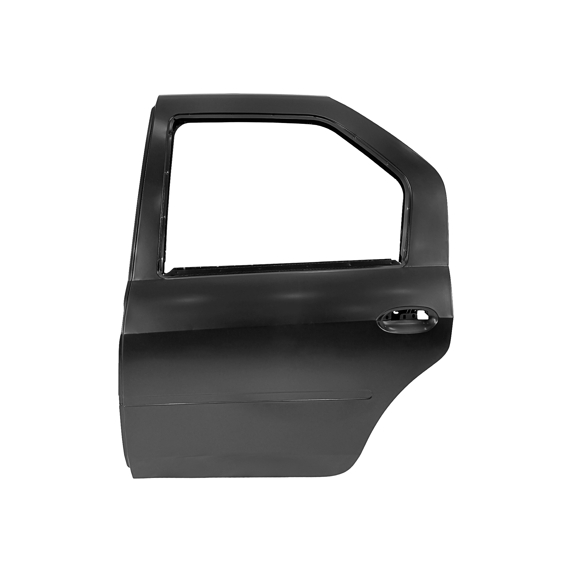 PUERTA TRASERA DE REPUESTO SIN MOLDEO LH, 2004-2012, PARA RENAULT LOGAN, (ACERO)