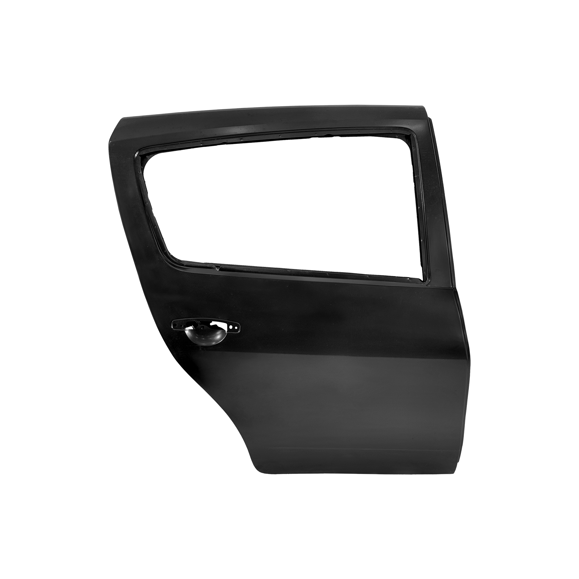 PUERTA TRASERA DE REPUESTO RH, 2009, PARA DACIA SANDERO, 821012768R, (ACERO)