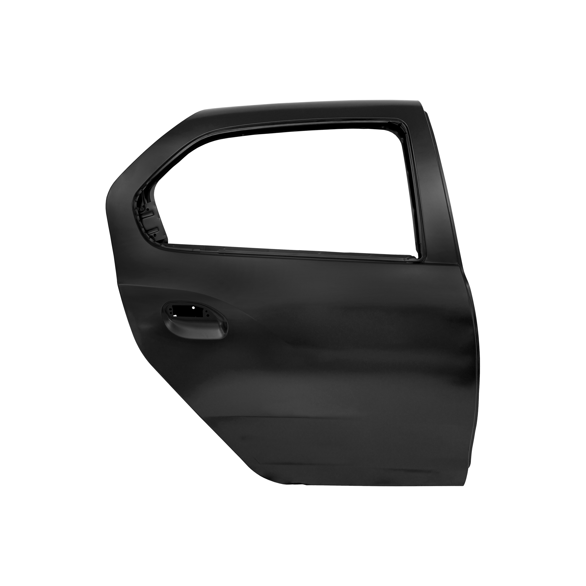 PUERTA TRASERA DE REPUESTO RH, 2013, PARA RENAULT LOGAN, 821000293R, (ACERO)