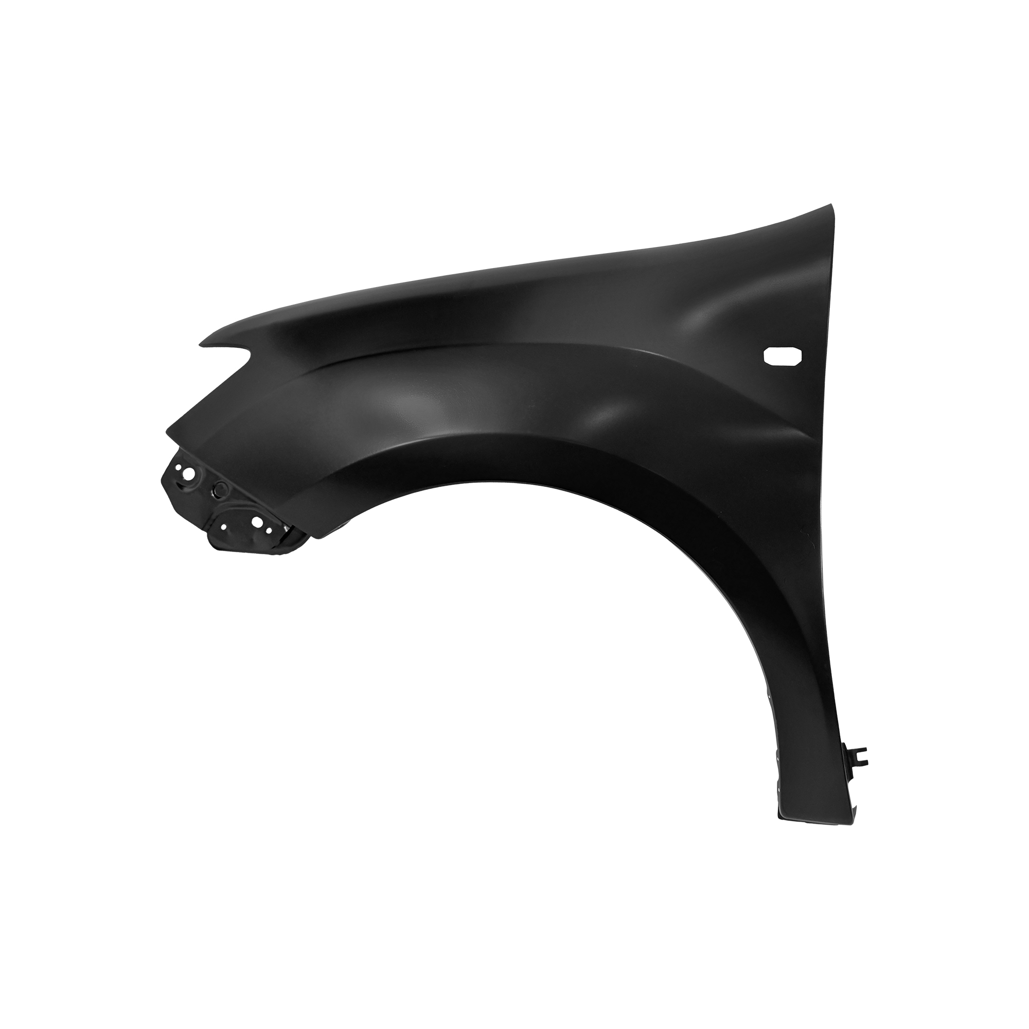 GUARDABARROS DELANTERO DE REPUESTO LH (CON ORIFICIO PARA LÁMPARA), 2013, PARA DACIA LOGAN, 631013661R, (ACERO)