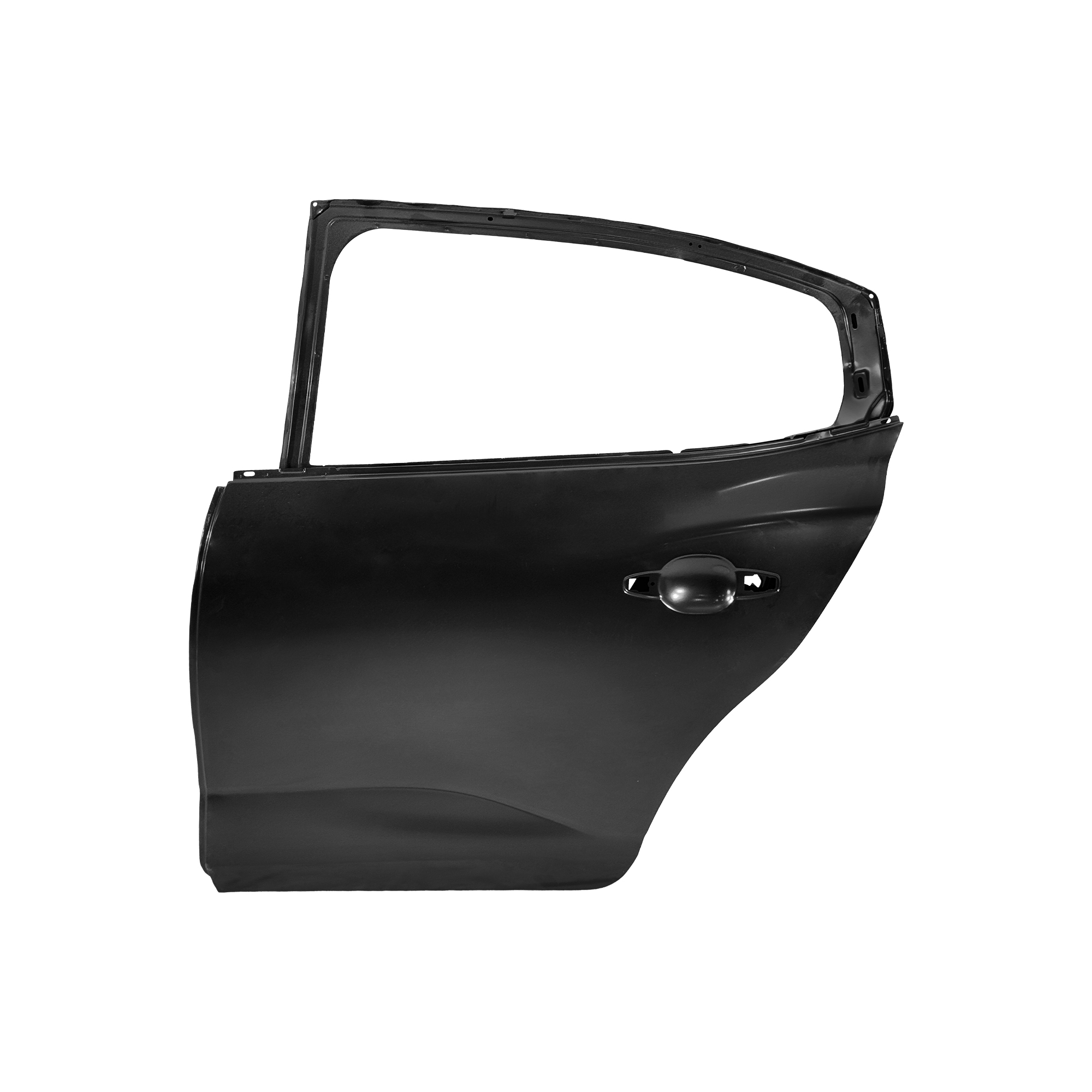 PUERTA TRASERA DE REPUESTO LH, 2021, PARA RENAULT LOGAN, (ACERO)