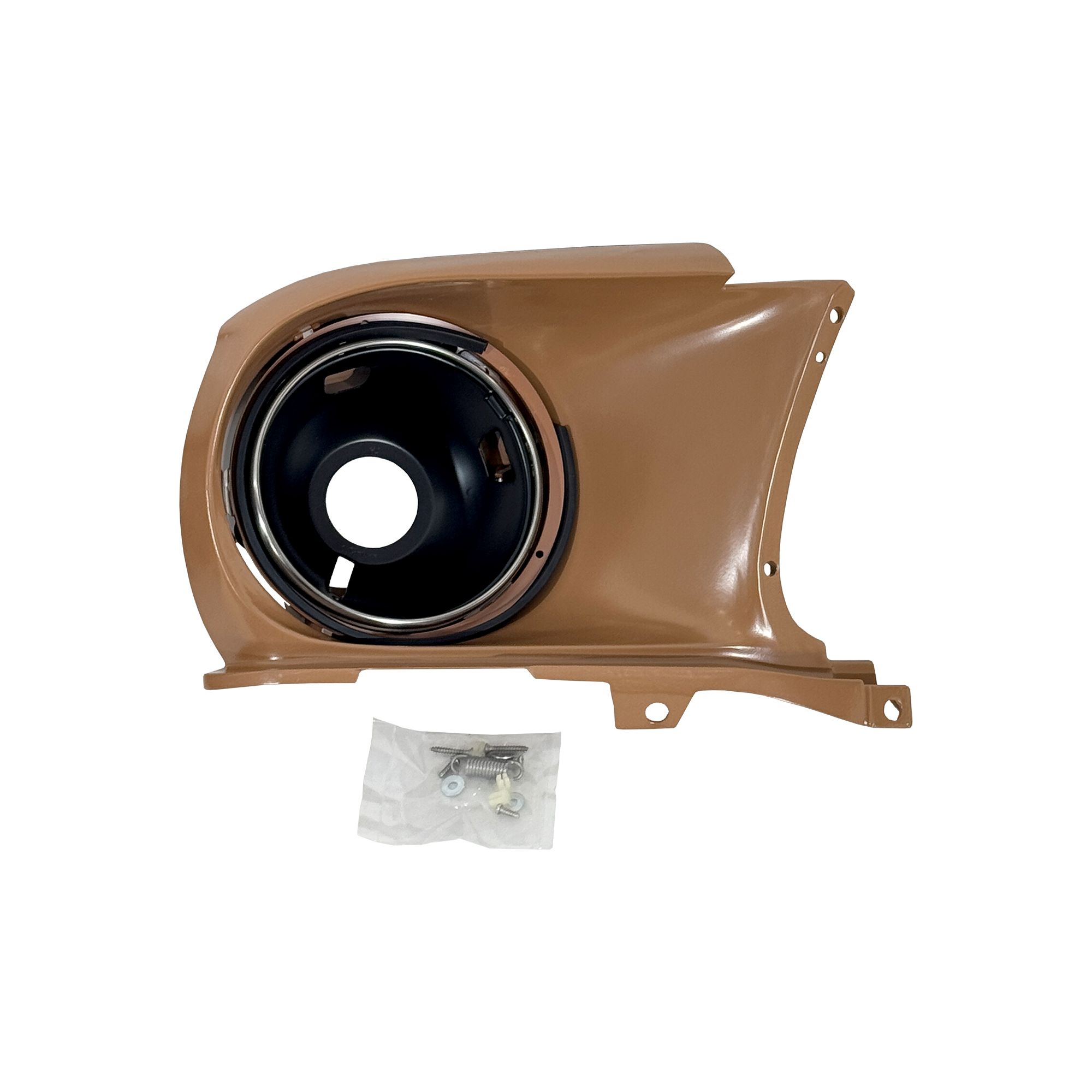 CUBO DE FARO DE REPUESTO RH, 1967-1968, PARA FORD MUSTANG, (ACERO)