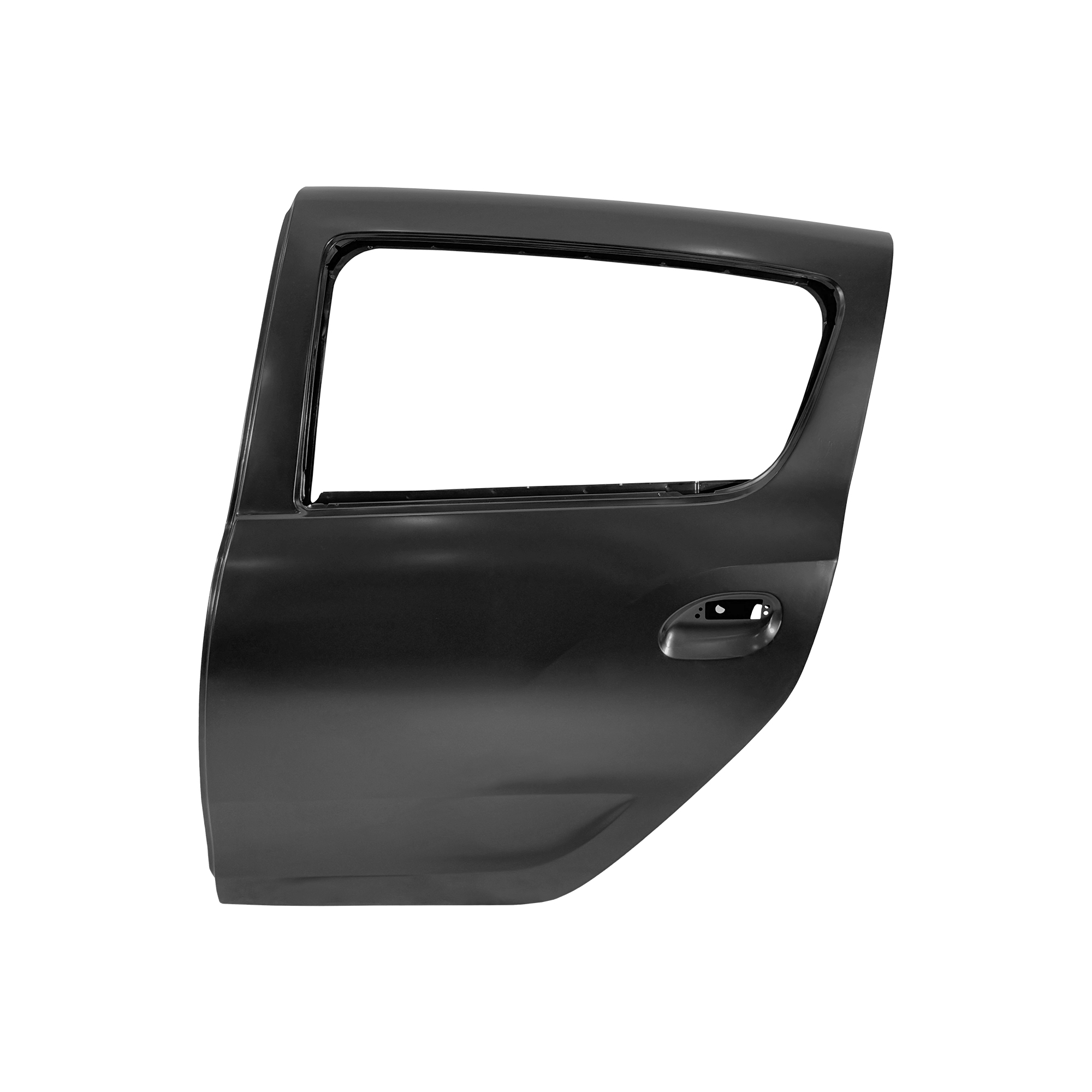 PUERTA TRASERA DE REPUESTO LH, 2013, PARA DACIA SANDERO, 821017625R, (ACERO)