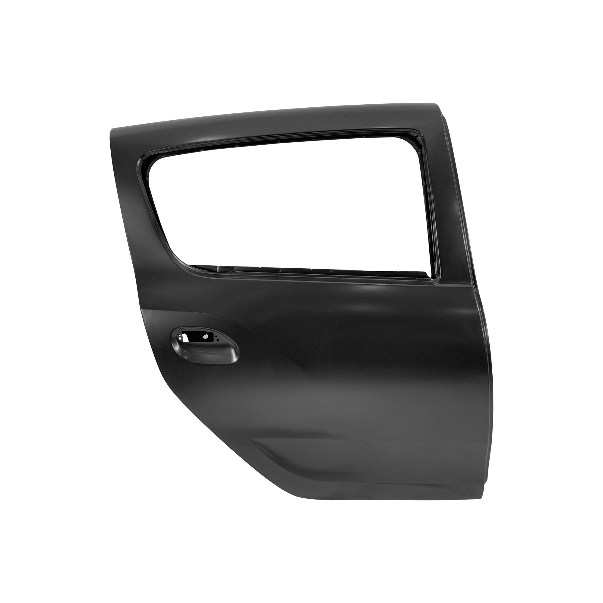 PUERTA TRASERA DE REPUESTO RH, 2013, PARA DACIA SANDERO, 821002434R, (ACERO)