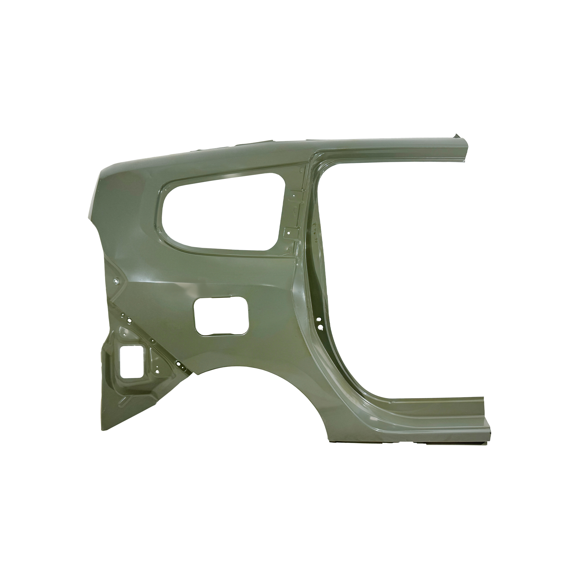 GUARDABARROS TRASERO DE REPUESTO RH, PARA RENAULT LODGY, (ACERO)