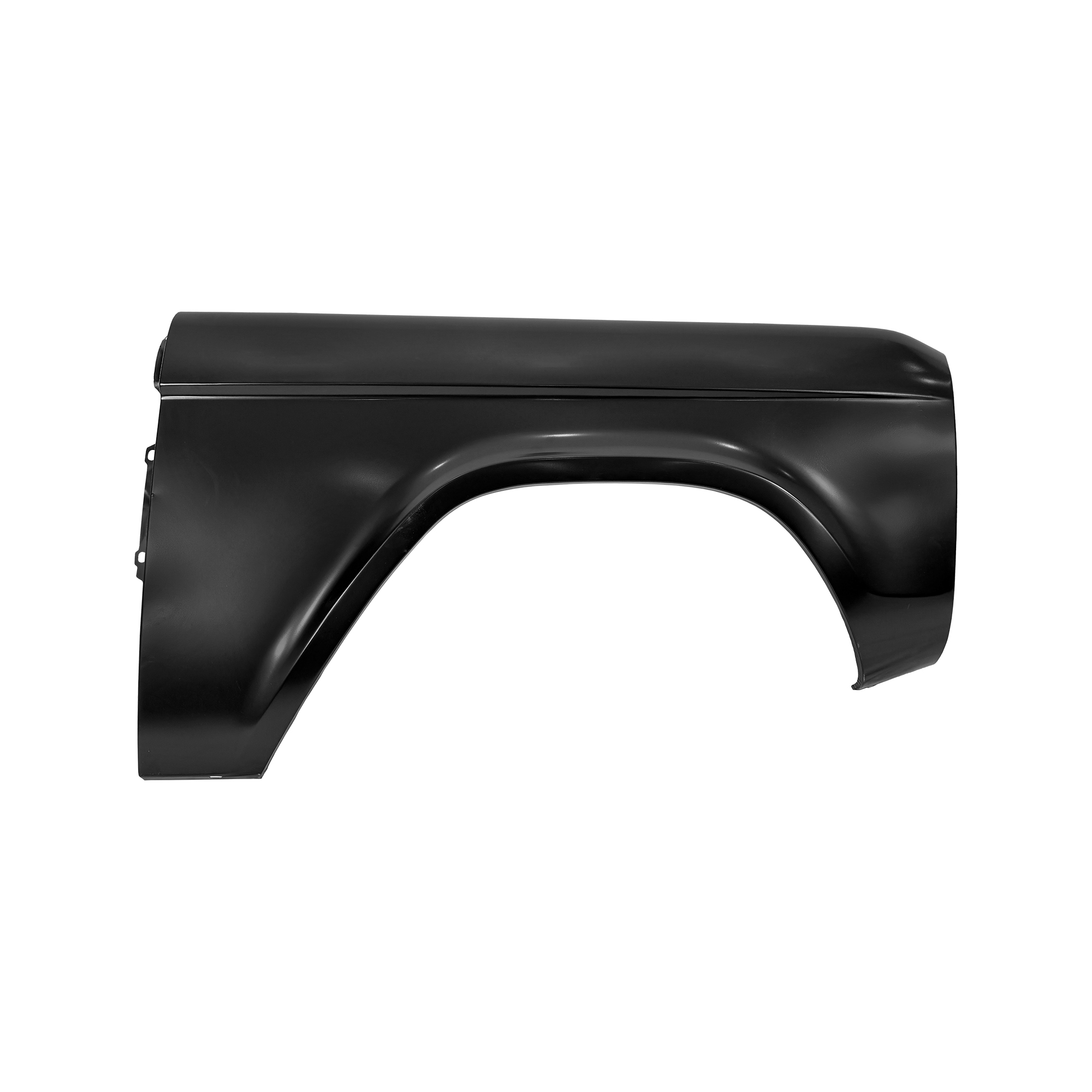 GUARDABARROS DELANTERO DE REPUESTO RH, 1966-1977, PARA FORD BRONCO, (ACERO)