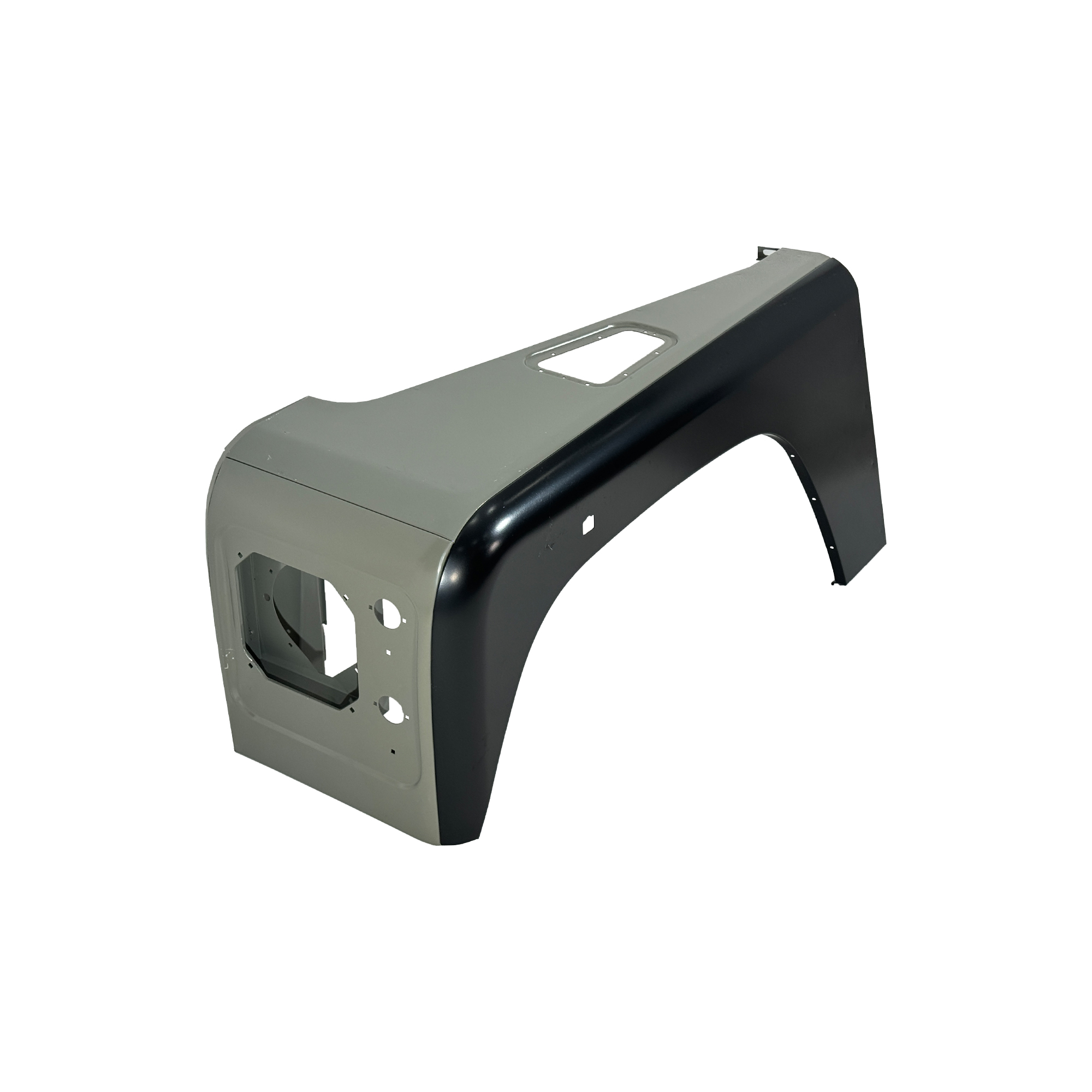 REEMPLAZO DEL FRONT FENDER ASSY LH, 1998, PARA LAND ROVER DEFENDER 90/110 TDI, (ACERO)