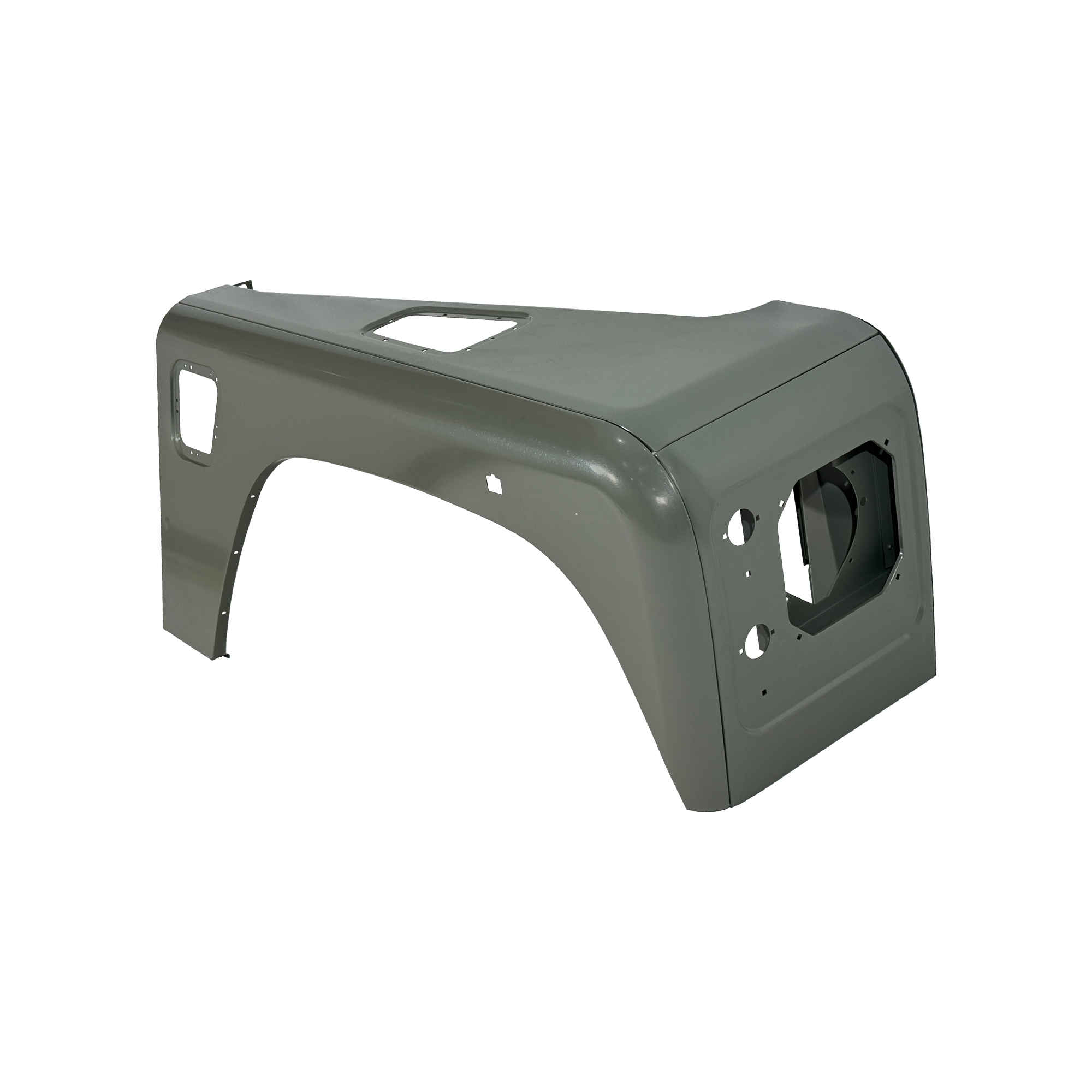REEMPLAZO DEL FRONT FENDER ASSY RH, 1998, POR EL LAND ROVER DEFENDER 90/110 TD4, (ALUMNO)