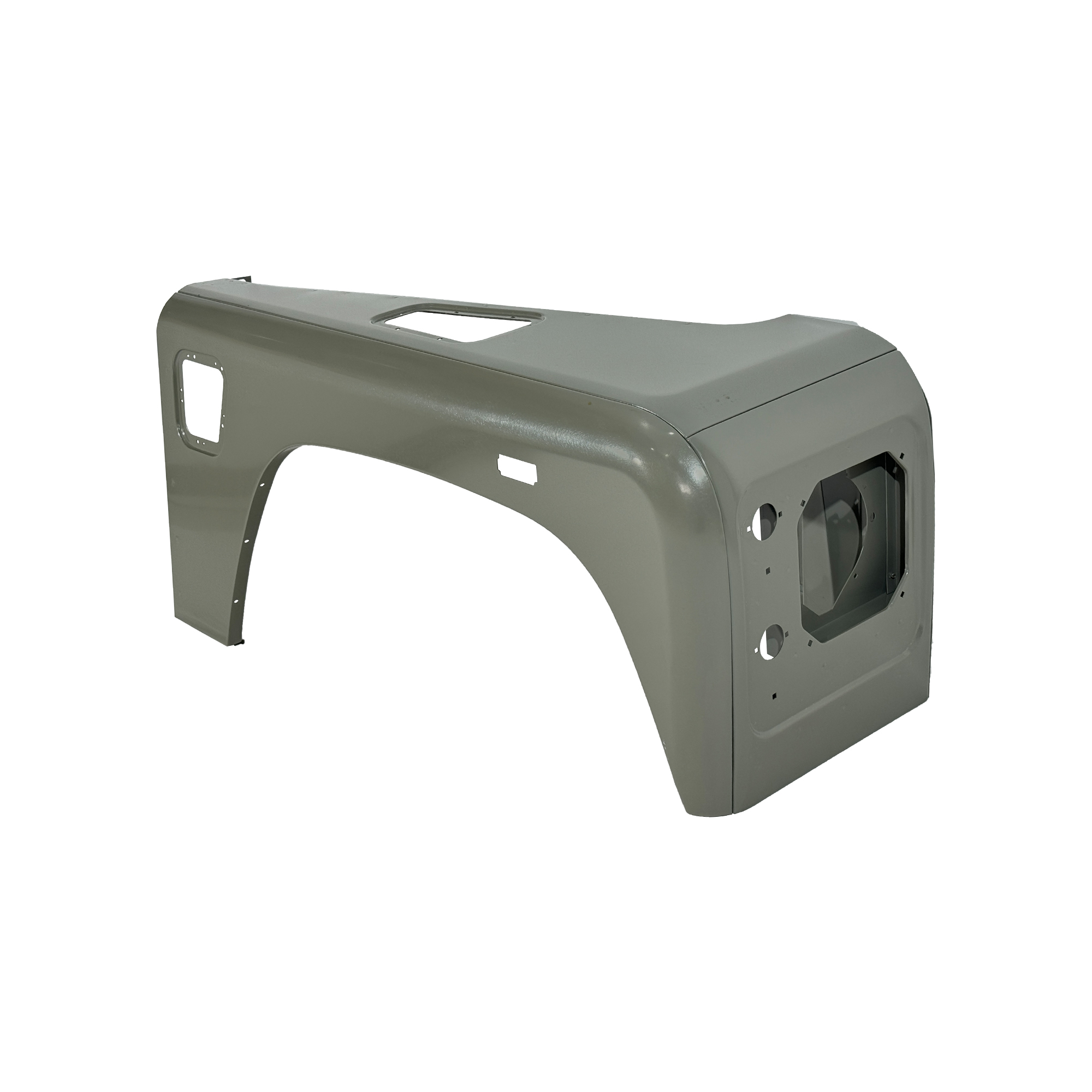 REEMPLAZO DEL FRONT FENDER ASSY RH, 1998, PARA LAND ROVER DEFENDER 90/110 TD4, (ACERO)