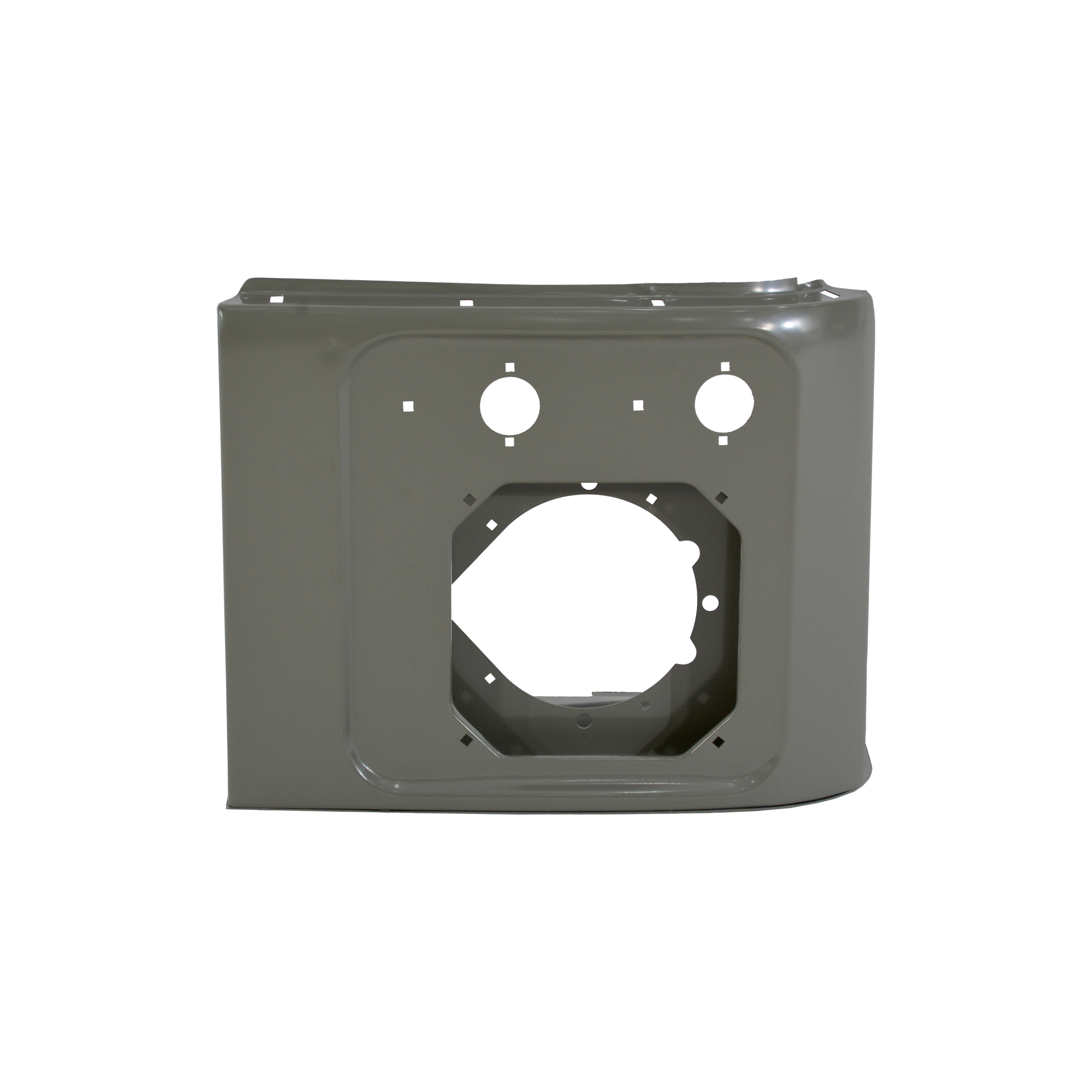 MARCO DE FARO DE REPUESTO RH, 1998, PARA LAND ROVER DEFENDER 90 Y DEFENDER 110, (ACERO)