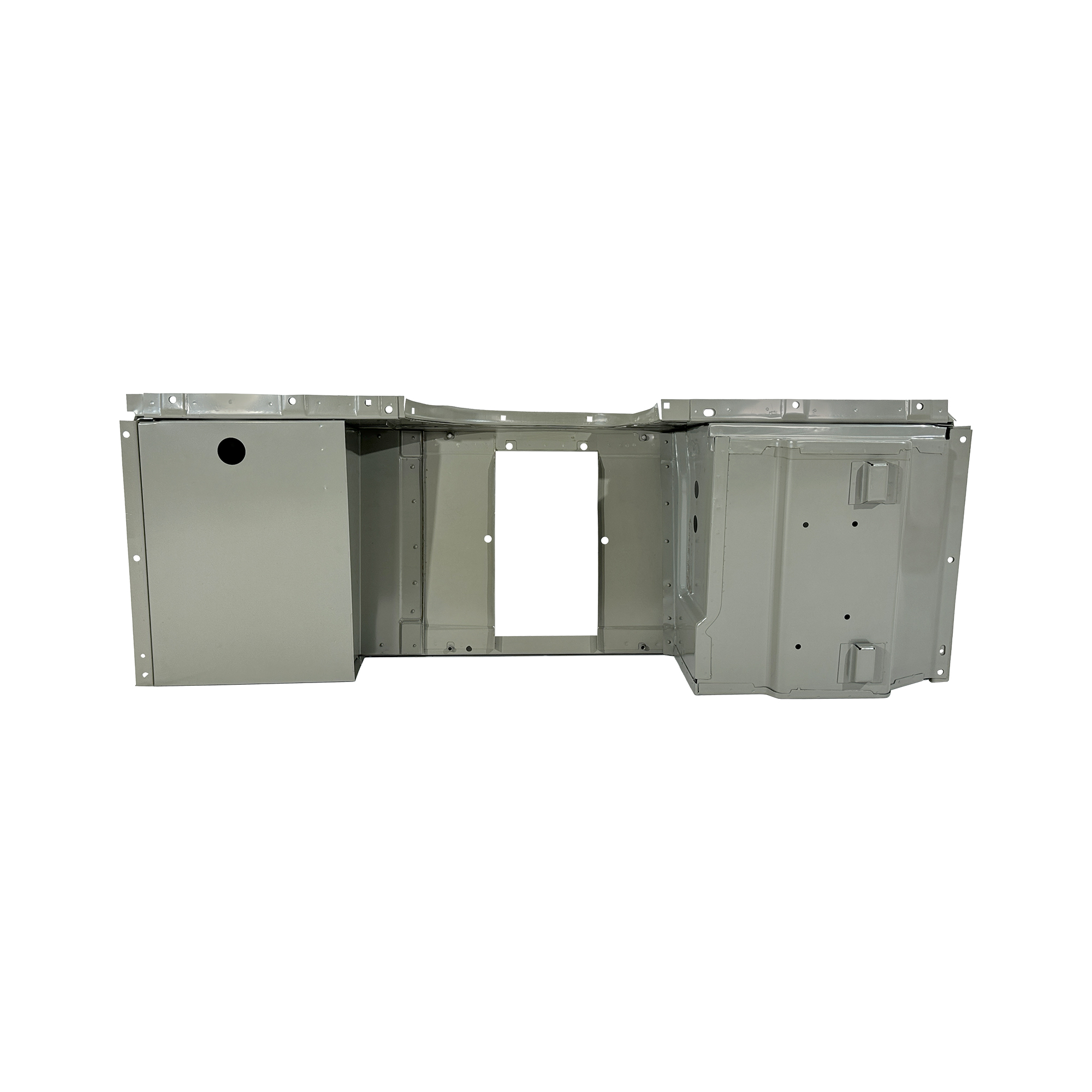 CONJUNTO DE PISO CENTRAL DE REEMPLAZO, 1998, PARA LAND ROVER DEFENDER 90/110 TDI, (ACERO+ALUMINIO)