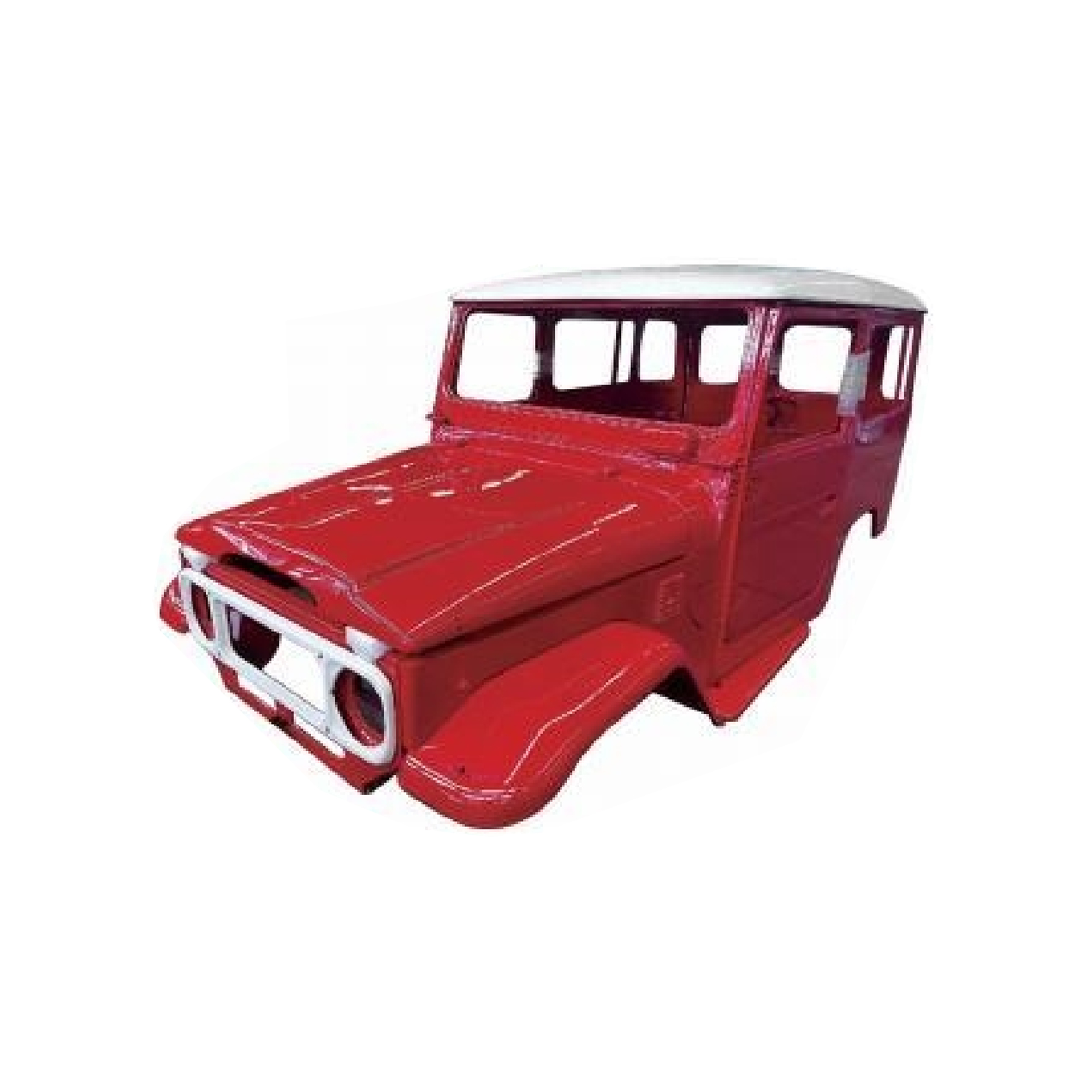 ¿CABINA COMPLETA DE REPUESTO CON PUERTAS?CON PINTURA PERSONALIZADA RHD, 1968-1984, PARA TOYOTA LAND CRUISER FJ40 (ACERO)