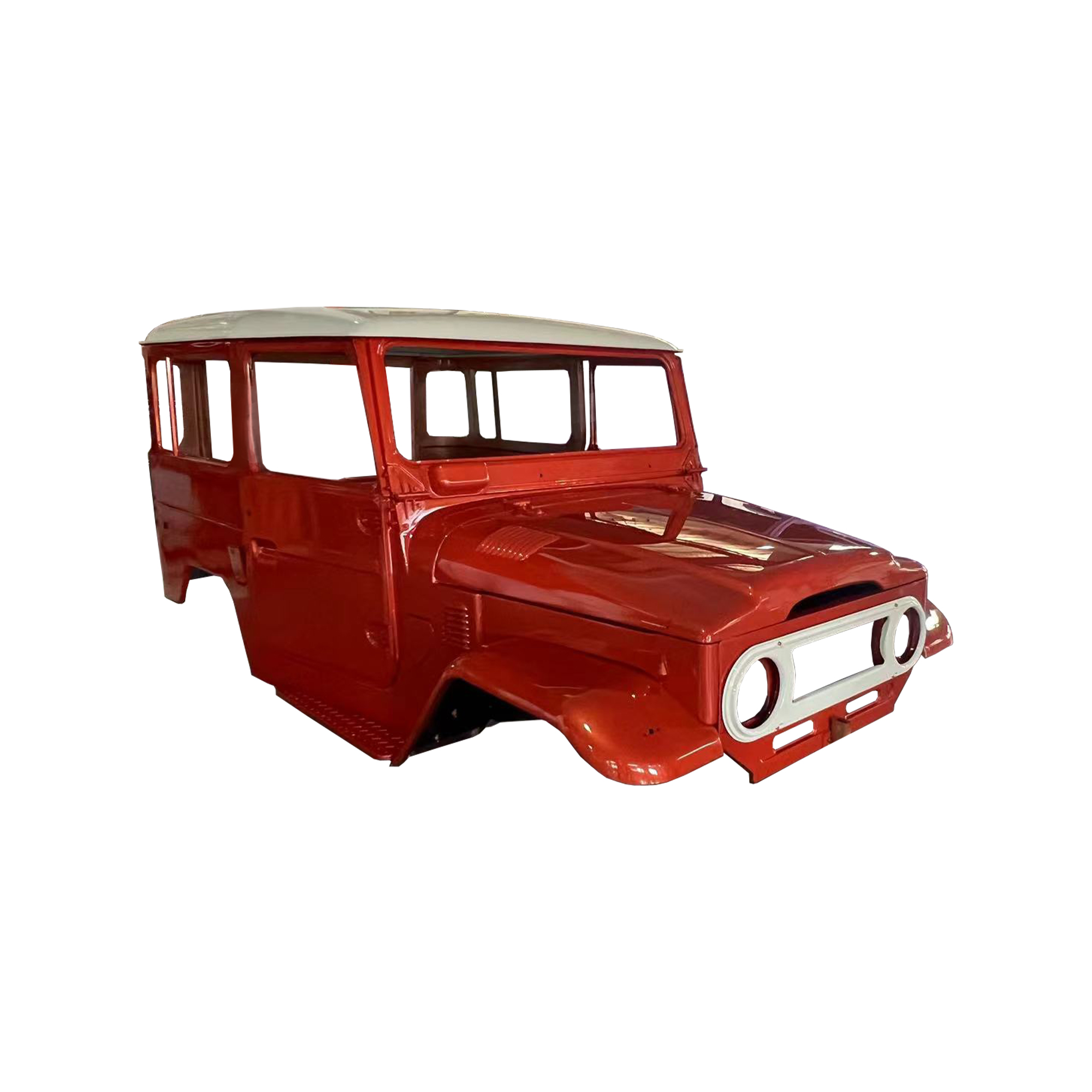 ¿CABINA COMPLETA DE REPUESTO CON PUERTAS?CON PINTURA PERSONALIZADA LHD, 1968-1978, PARA TOYOTA LAND CRUISER FJ40 1968 (ACERO)