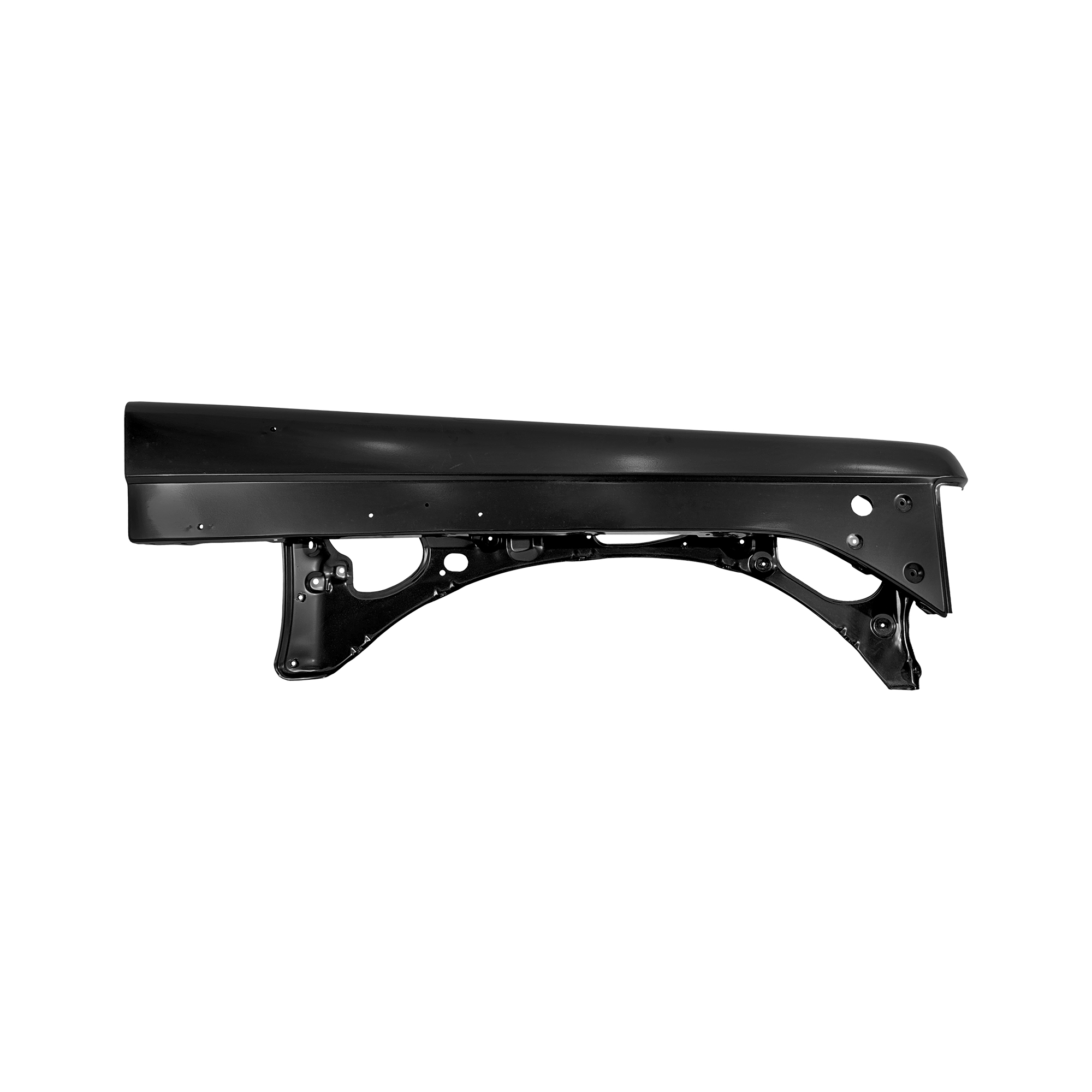CONJUNTO DE GUARDABARROS DELANTERO DE REPUESTO SIN ORIFICIOS RH, 1984-2002, PARA TOYOTA LAND CRUISER LC70, (ACERO)