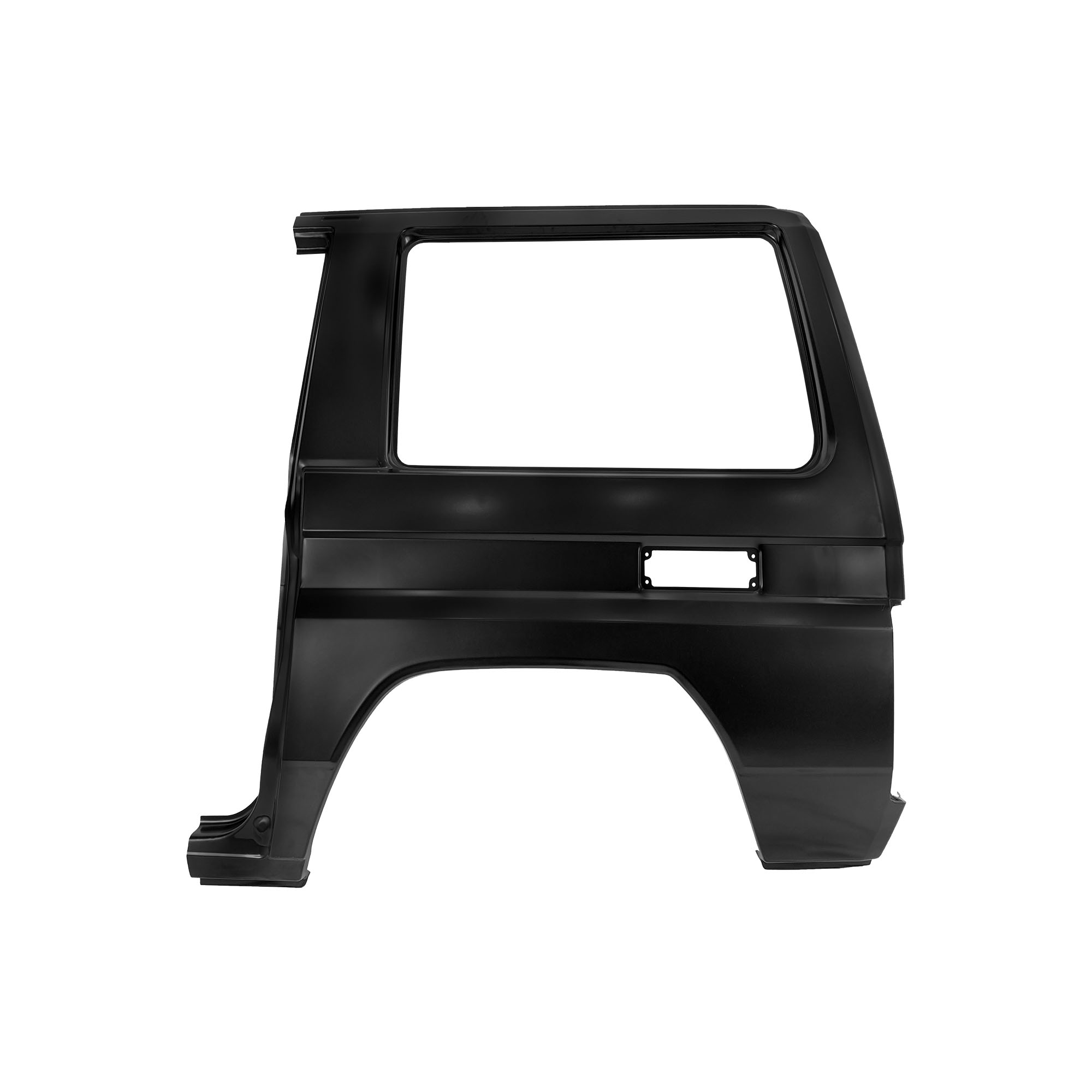 GUARDABARROS TRASERO DE REPUESTO LH, 1984-2002, PARA TOYOTA LAND CRUISER LC70, (ACERO)