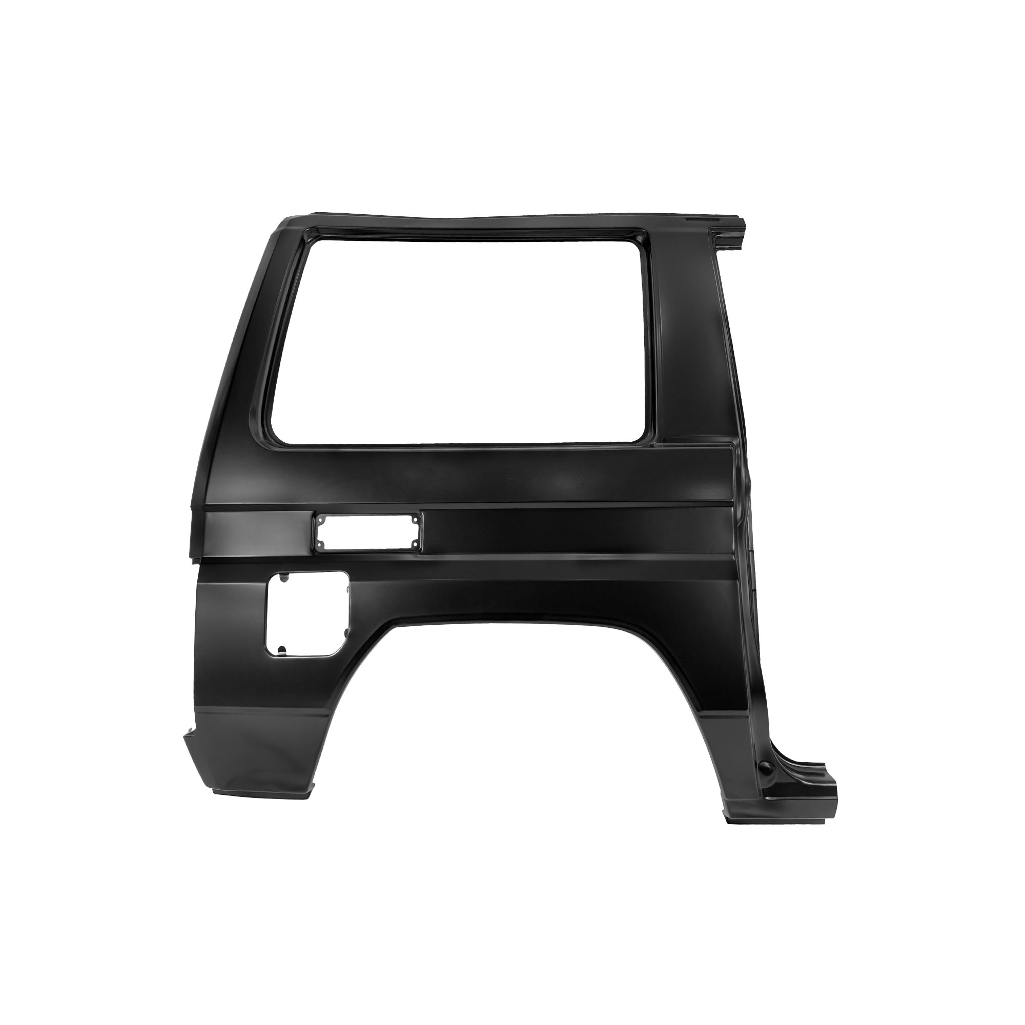 GUARDABARROS TRASERO DE REPUESTO RH, 1984-2002, PARA TOYOTA LAND CRUISER LC70, (ACERO)