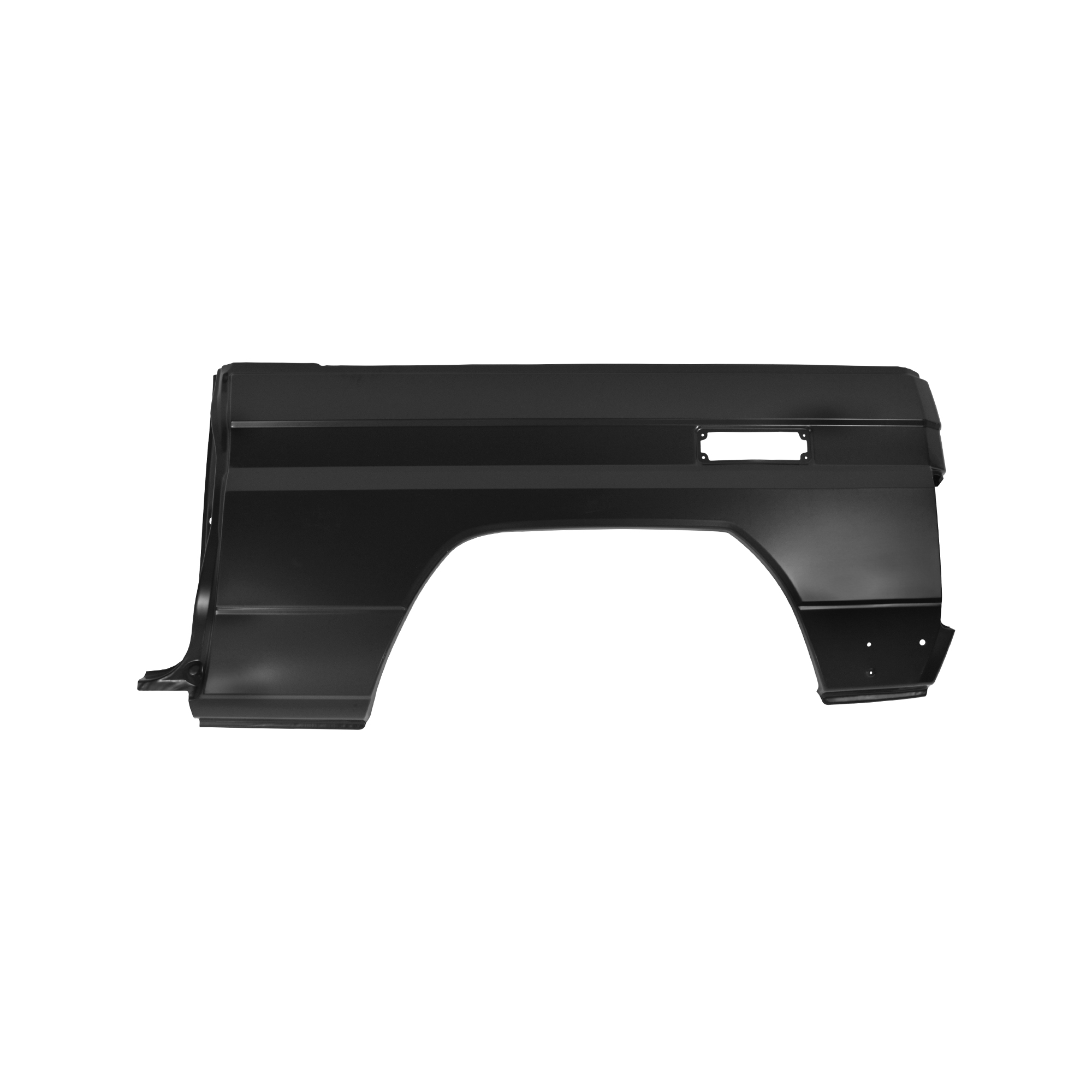 GUARDABARROS TRASERO DE REPUESTO LH, 1985-1999, PARA TOYOTA LAND CRUISER LC73, (ACERO)