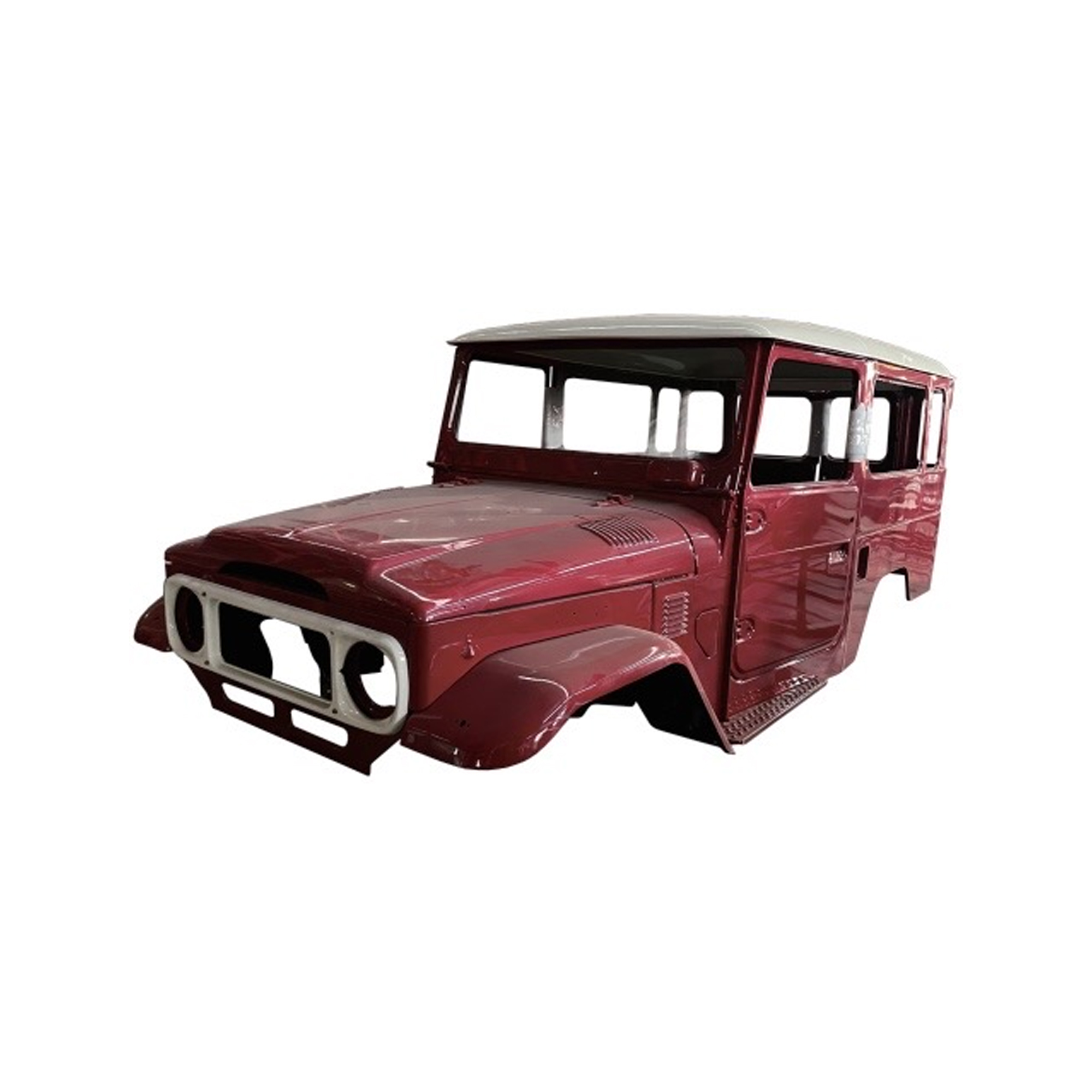 ¿CABINA COMPLETA DE REPUESTO CON PUERTAS?CON PINTURA PERSONALIZADA RH, 1984-, PARA TOYOTA FJ43/BJ44, (ACERO)
