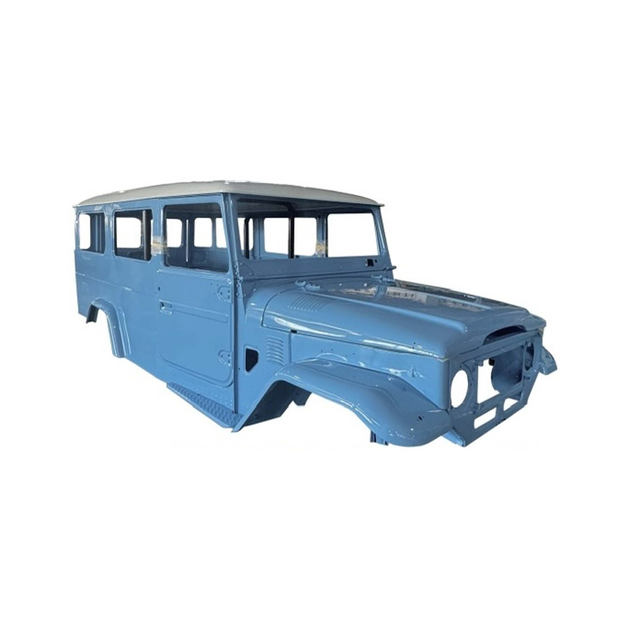 ¿CABINA COMPLETA DE REPUESTO CON PUERTAS?CON PINTURA PERSONALIZADA RH, 1984-, PARA TOYOTA FJ45V, (ACERO)