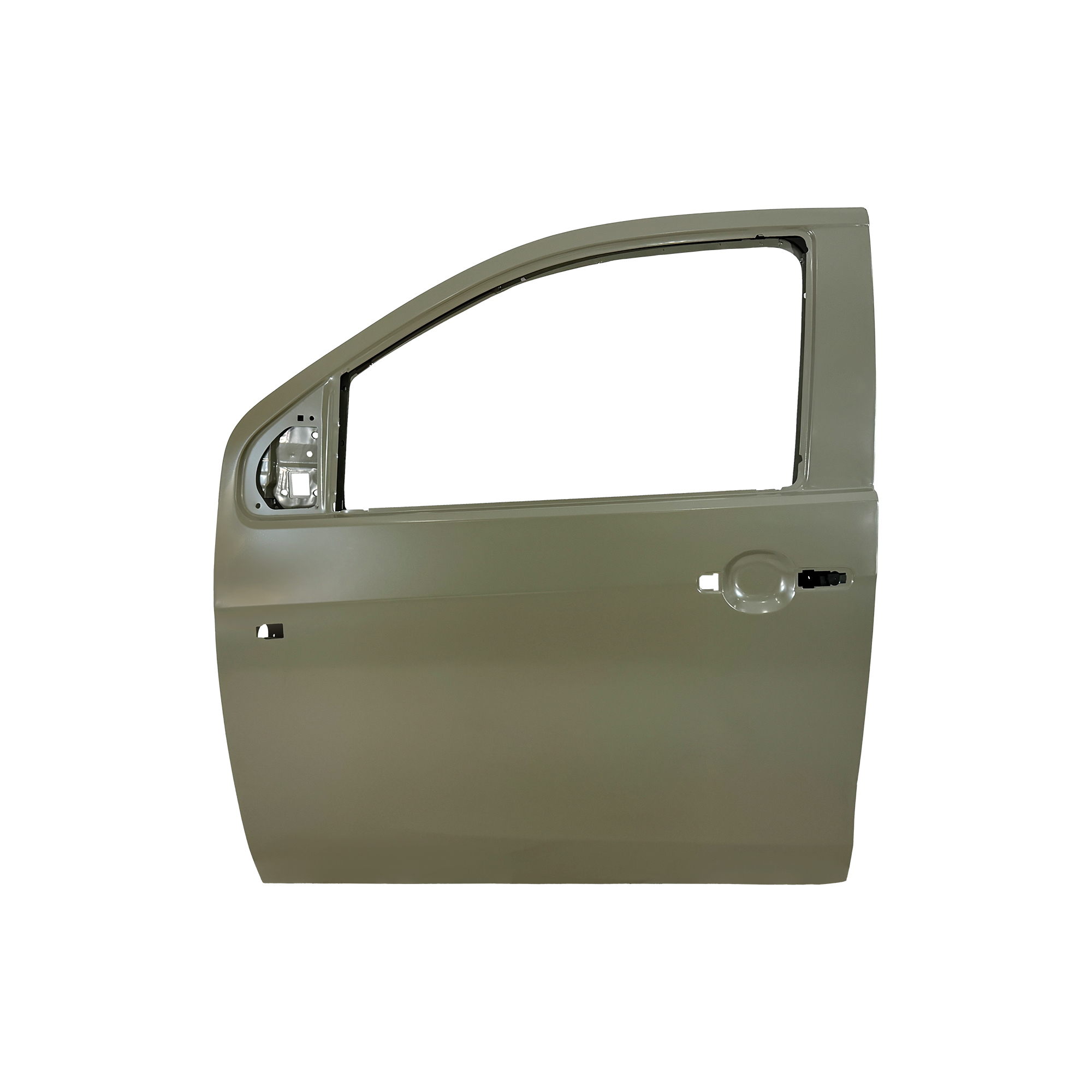 PUERTA DELANTERA DE REPUESTO IZQUIERDA (CON ORIFICIO PARA LUZ LATERAL), 2012-2019, PARA ISUZU D-MAX, (ACERO)