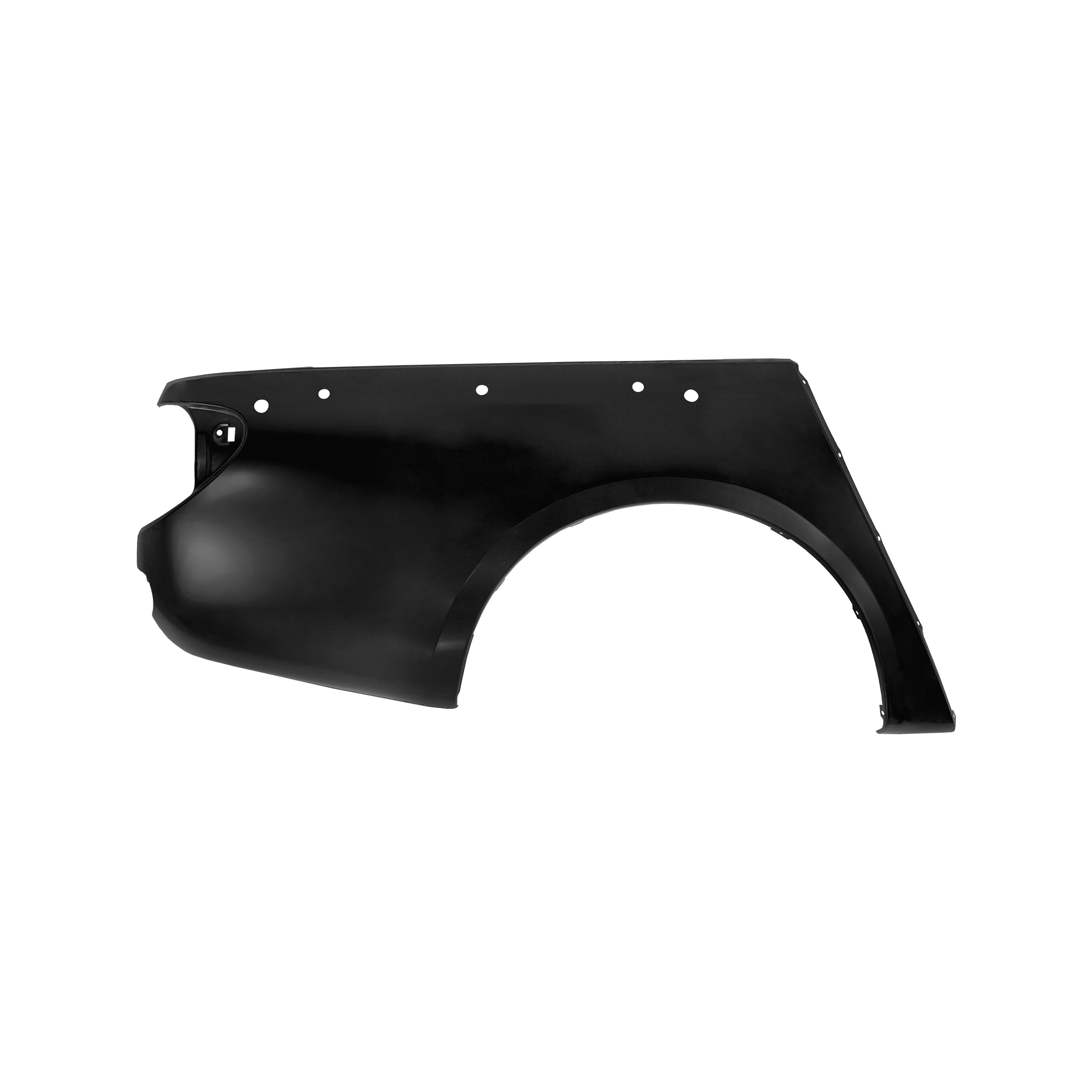 GUARDABARROS TRASERO DE REPUESTO RH CON GANCHO, 2005-2014, PARA MITSUBISHI L200 (SPORTERO), 6722A248, (ACERO)