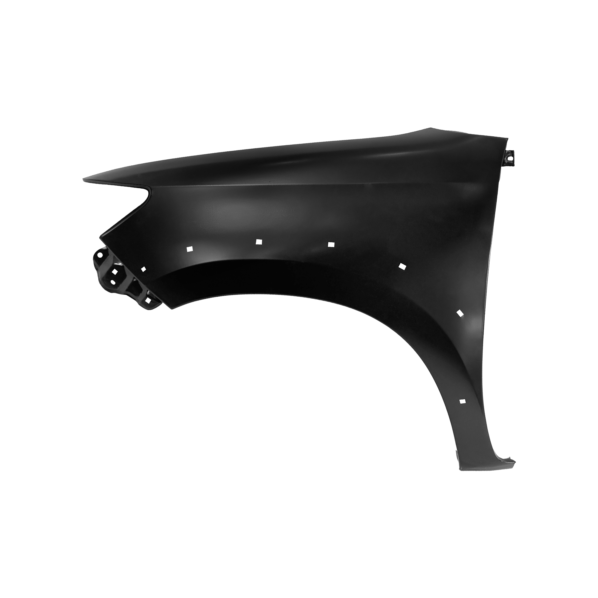 GUARDABARROS DELANTERO DE REPUESTO SIN ORIFICIO PARA MOLDURA DE RUEDA LH, 2012, PARA TOYOTA HILUX VIGO, 53806-0K070, (ACERO)