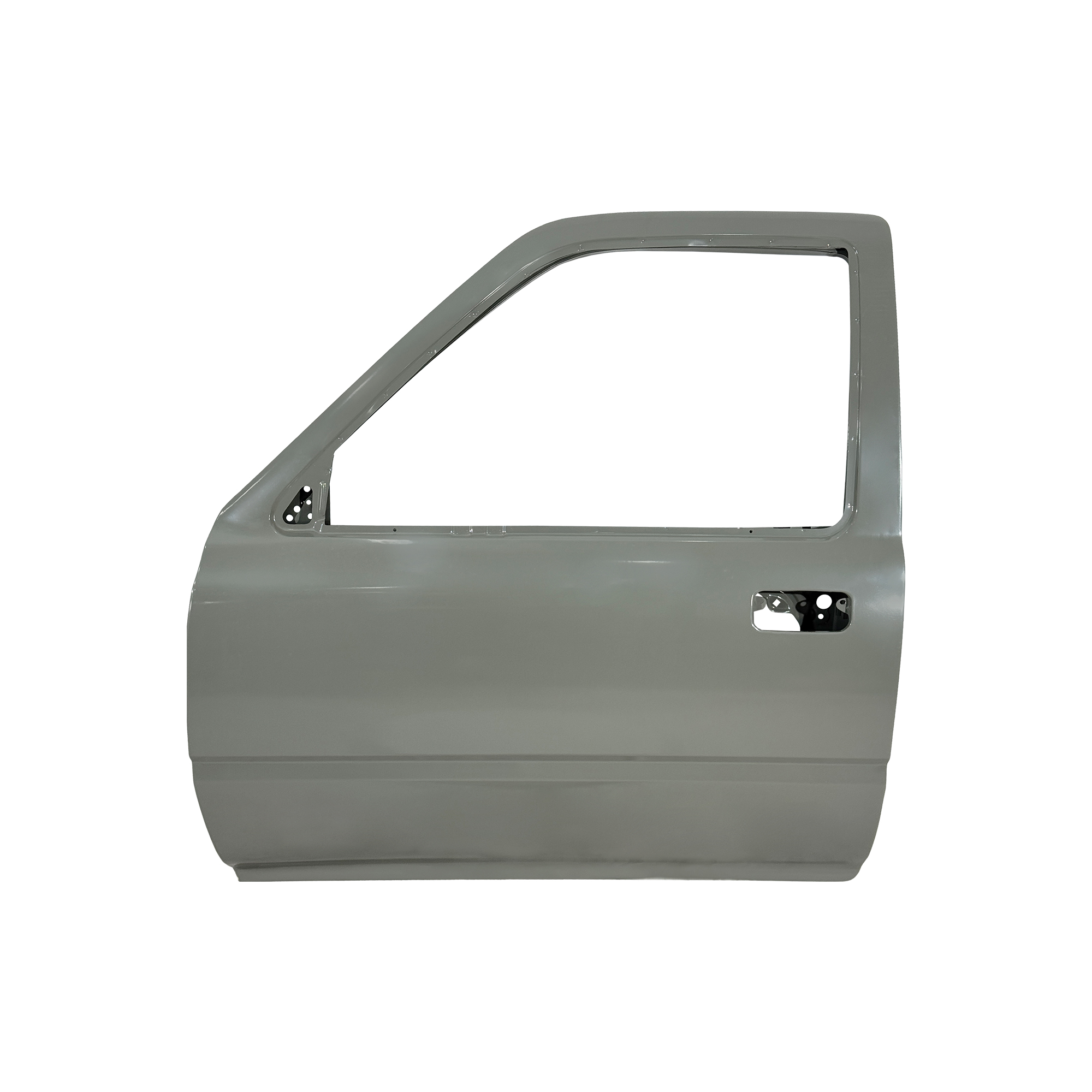 PUERTA DELANTERA DE REPUESTO IZQUIERDA, PARA CABINA INDIVIDUAL TOYOTA HILUX RN85, 6101100-D06, (ACERO)