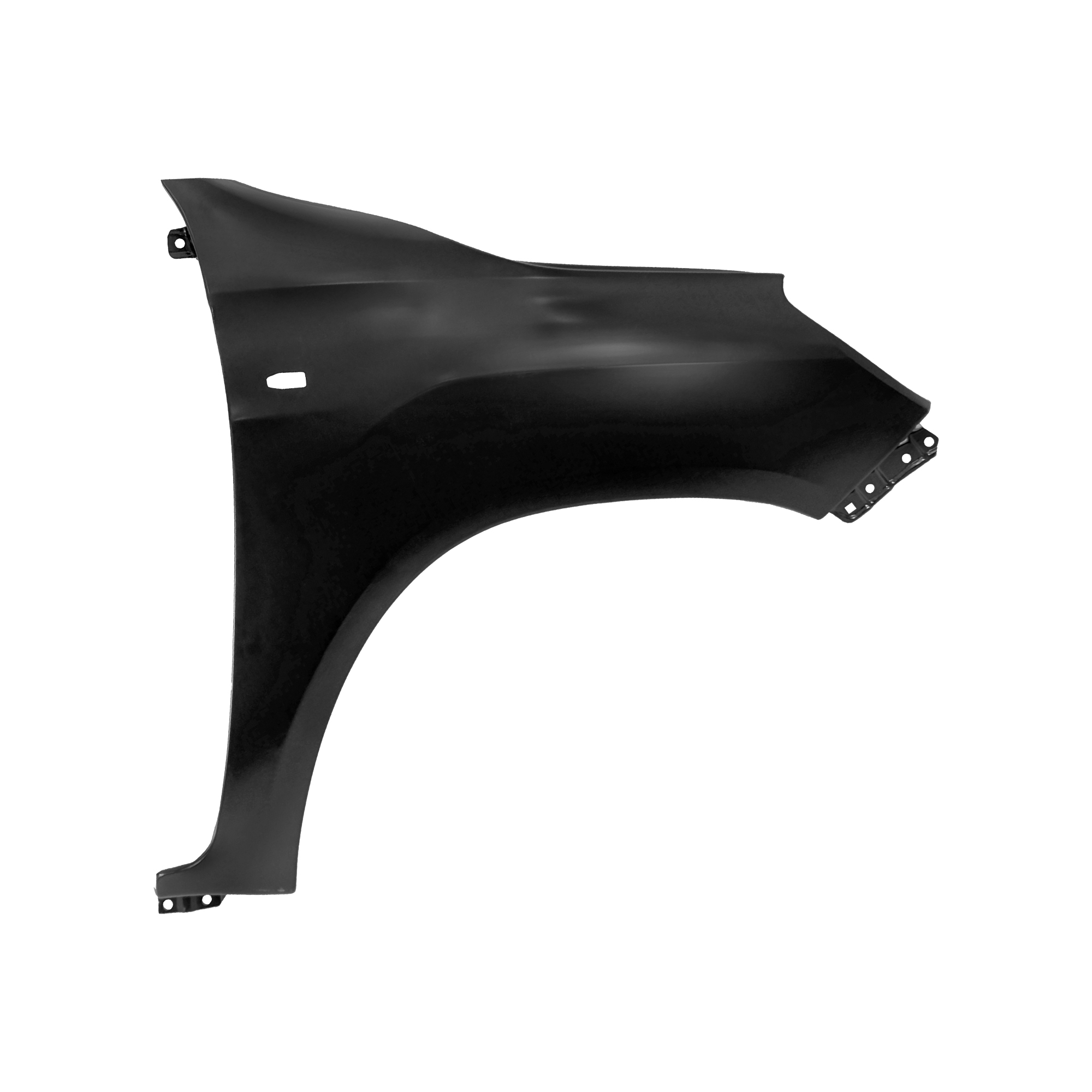 GUARDABARROS DELANTERO DE REPUESTO (2WD) DERECHO CON ORIFICIO, PARA TOYOTA HILUX REVO, 53811-kk010, (ACERO)