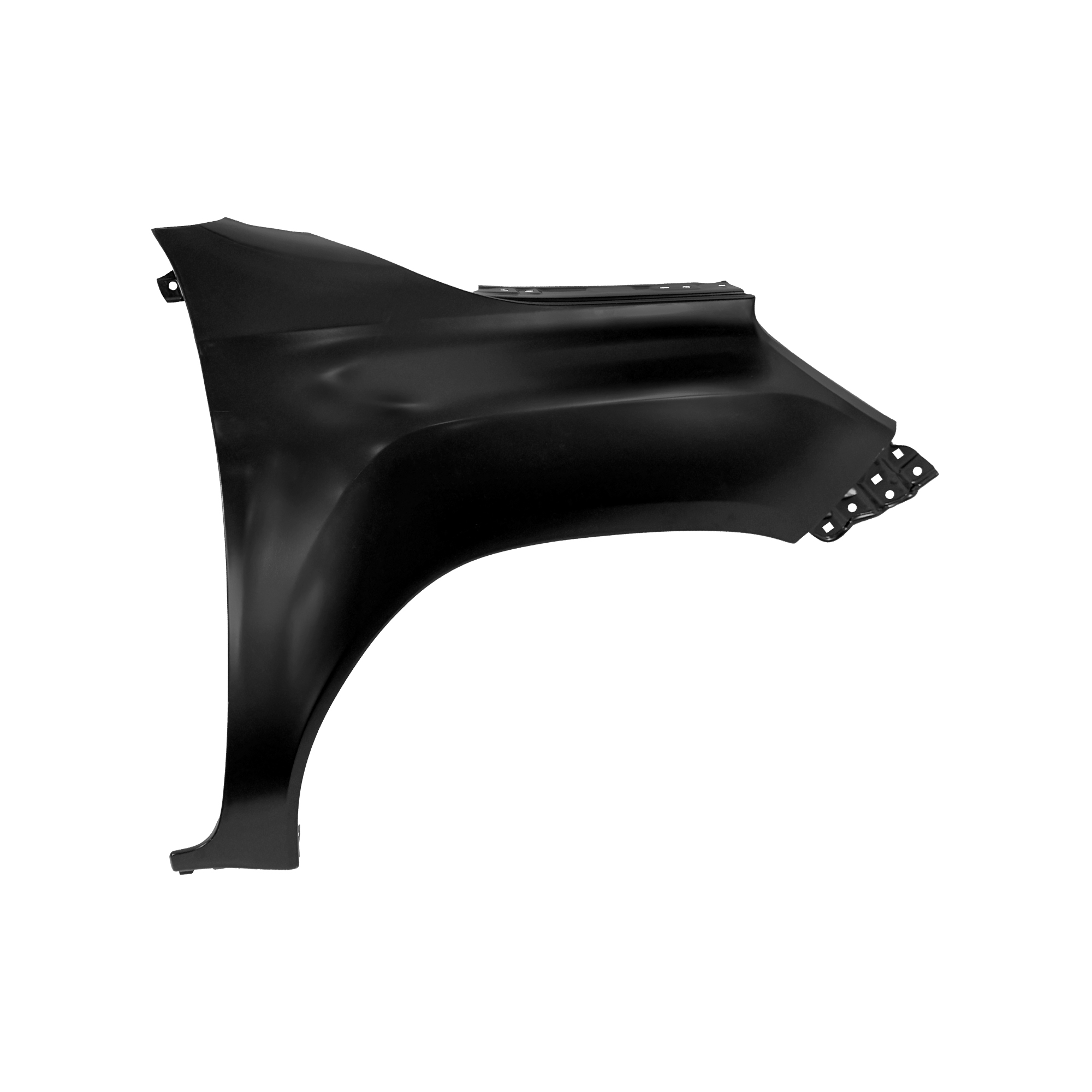 GUARDABARROS DELANTERO DE REPUESTO (4WD) DERECHO SIN ORIFICIO, PARA TOYOTA HILUX REVO, 53811-kk030, (ACERO)