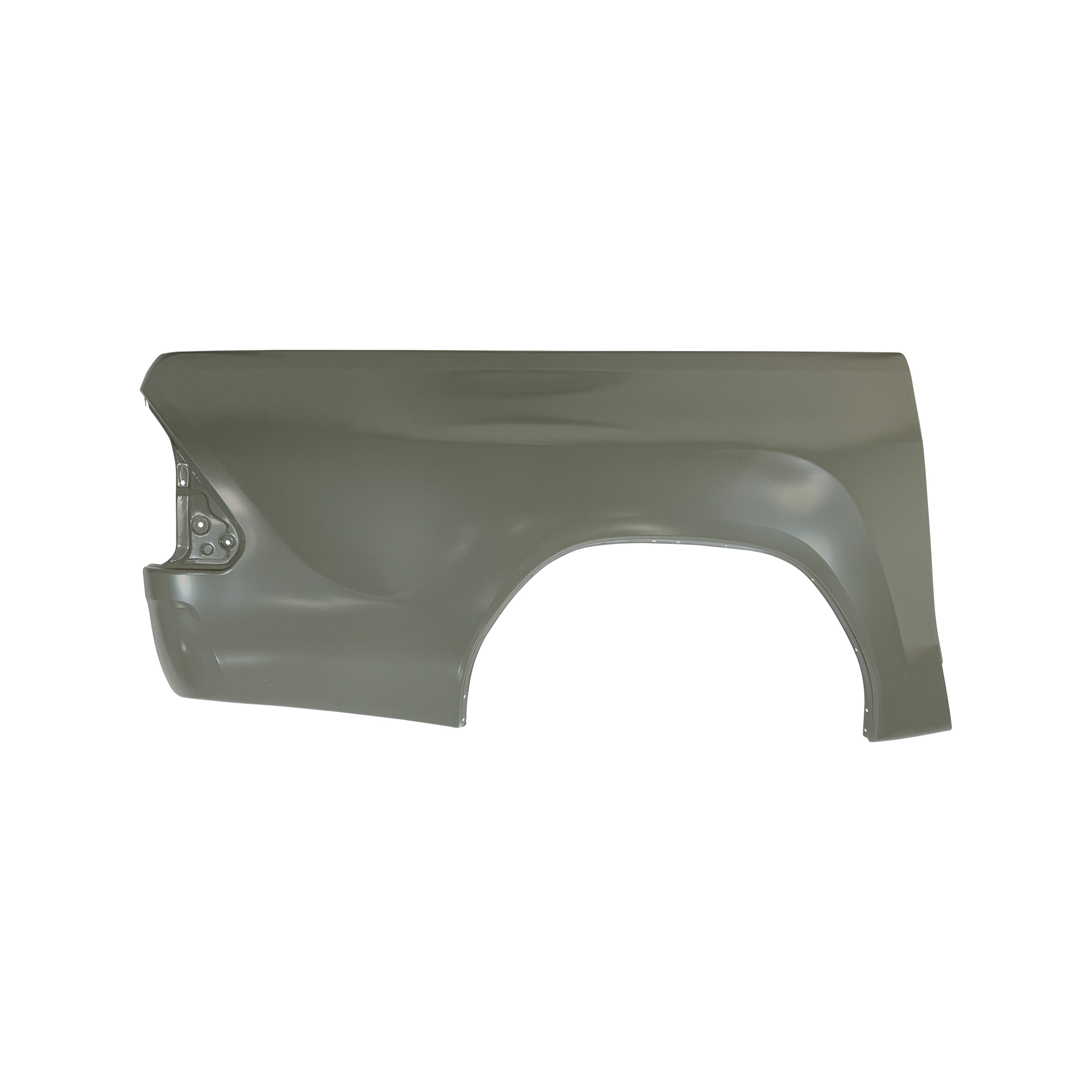 GUARDABARROS TRASERO DE REPUESTO SIN ORIFICIO ABOCARDADO NI GANCHO DERECHO, PARA TOYOTA HILUX REVO (CABINA DOBLE), (ACERO)