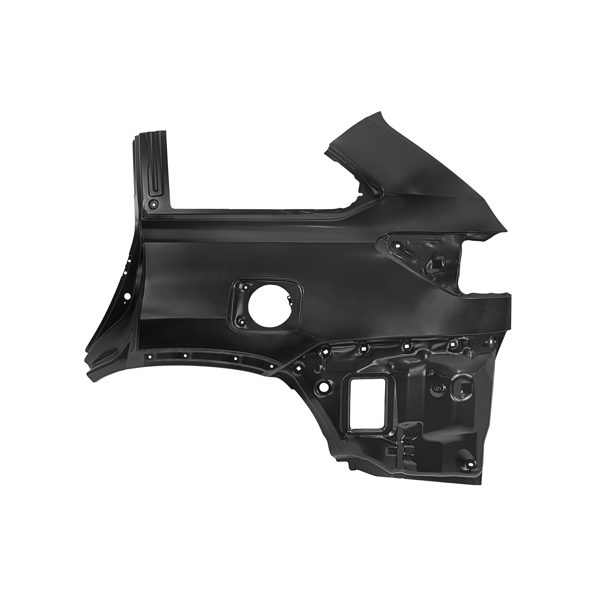 GUARDABARROS TRASERO DE REPUESTO LH, 2015, PARA TOYOTA HIGHLANDER, 61611-0E120, (ACERO)