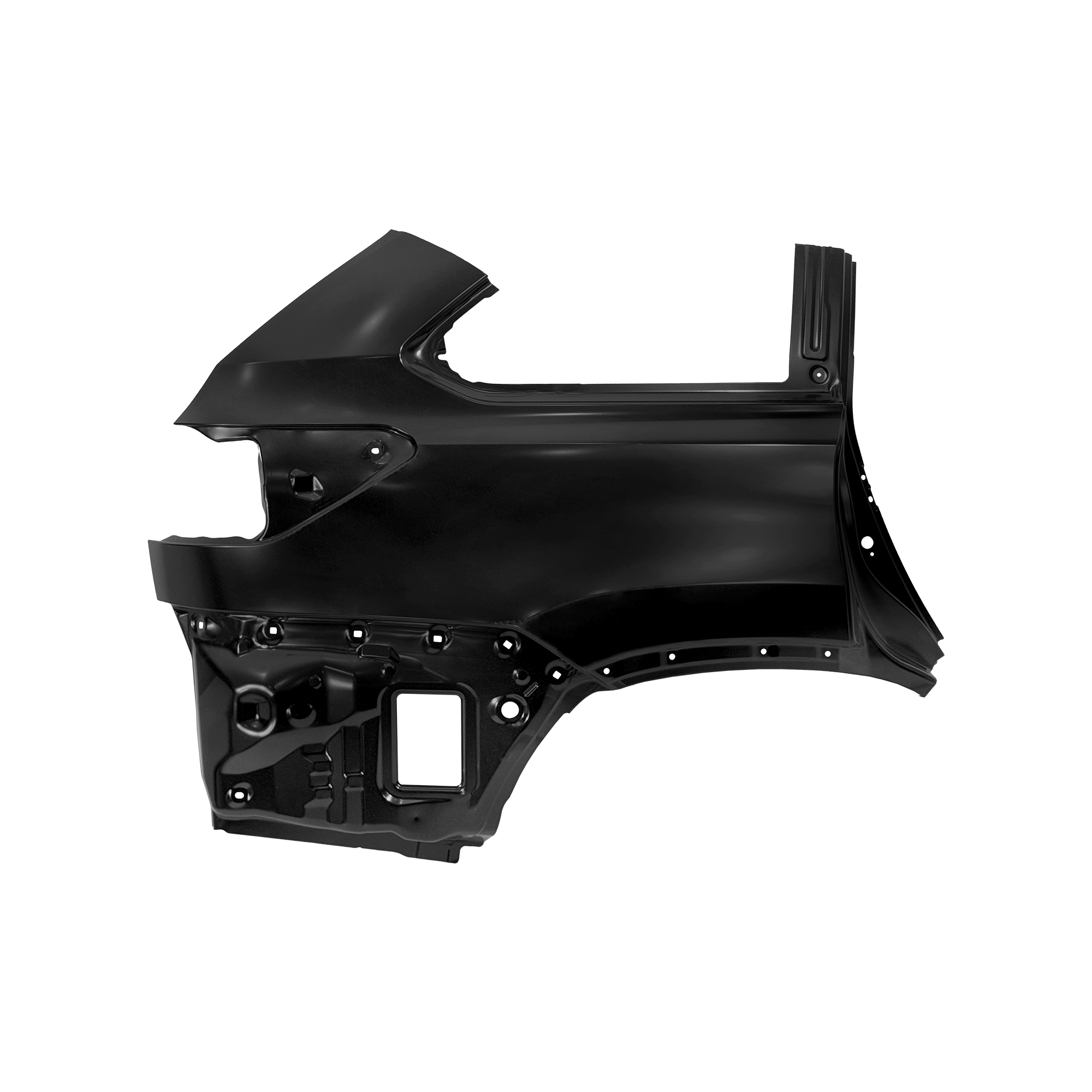 GUARDABARROS TRASERO DE REPUESTO RH, 2015, PARA TOYOTA HIGHLANDER, 61612-0C120, (ACERO)