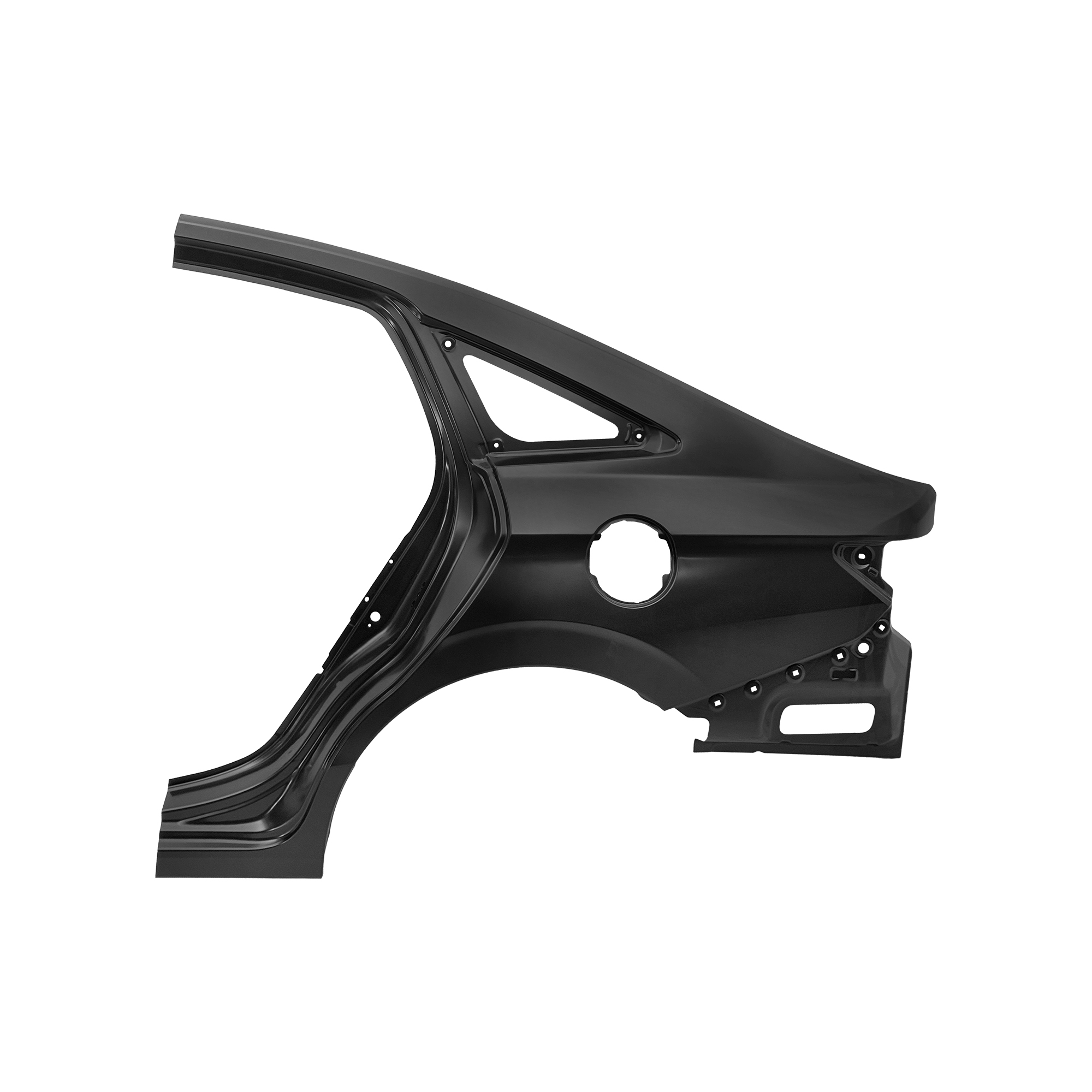 GUARDABARROS TRASERO DE REPUESTO LH, 2023-, PARA TOYOTA YARIS, 61602-02190, (ACERO)