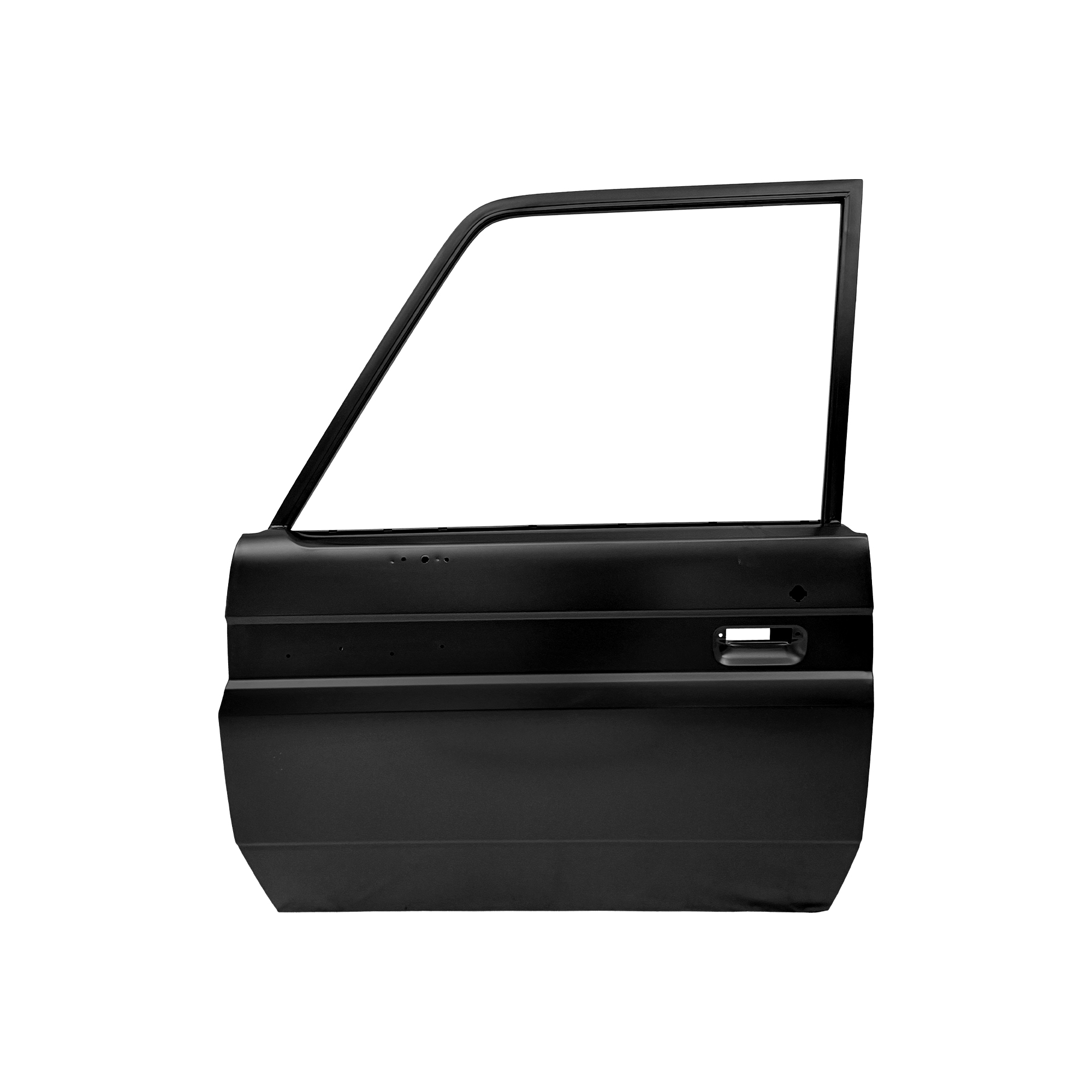 PUERTA DELANTERA IZQUIERDA CON ORIFICIO PARA LOGOTIPO (ÁNGULO DE CURVATURA), 2003-2023, PARA TOYOTA LAND CRUISER LC79, 53801-07060-zc, (ACERO)
