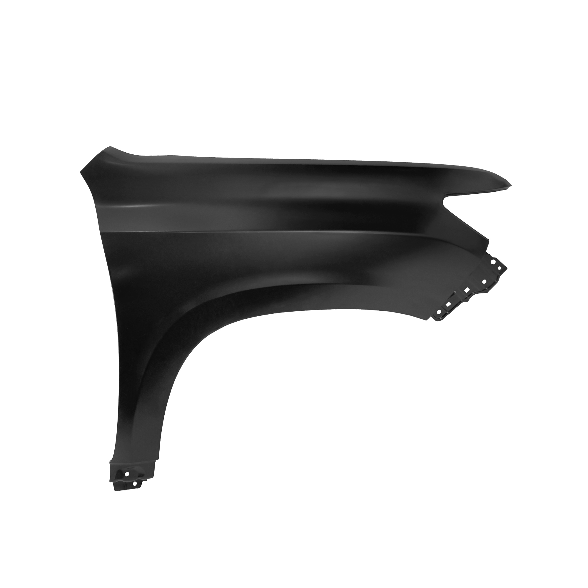 GUARDABARROS DELANTERO DE REPUESTO RH, 2018, PARA TOYOTA PRADO, 53802-60E10, (ACERO)