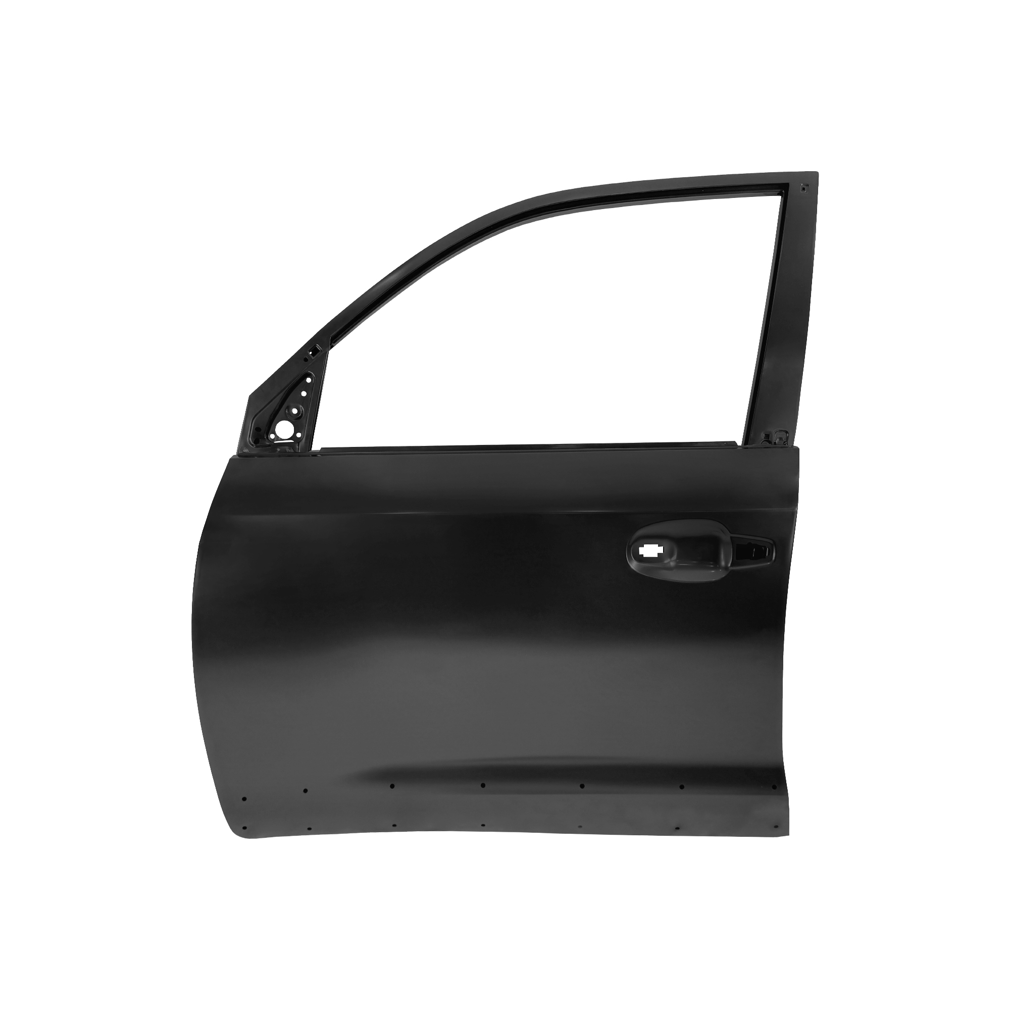 PUERTA DELANTERA DE REPUESTO LH CON ORIFICIO DE MOLDEO, PARA TOYOTA LAND CRUISER FJ200, (ACERO)