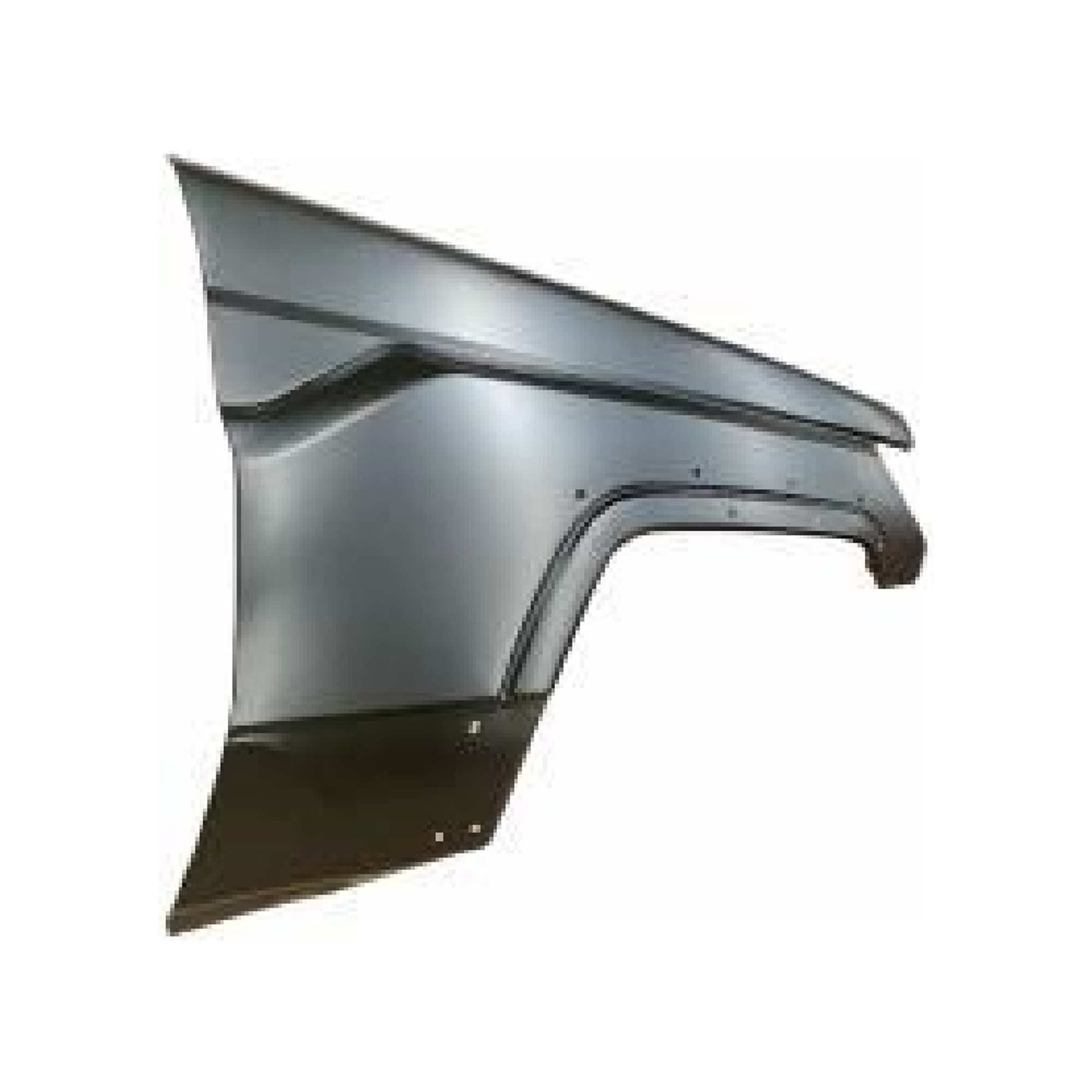 RECOJA EL GUARDABARROS DELANTERO-RH SIN ORIFICIOS PARA LA ANTENA Y LA LÁMPARA LATERAL،CON ORIFICIO PARA EL FALDÓN, 2003-2023, PARA TOYOTA LAND CRUISER LC79, (ACERO)