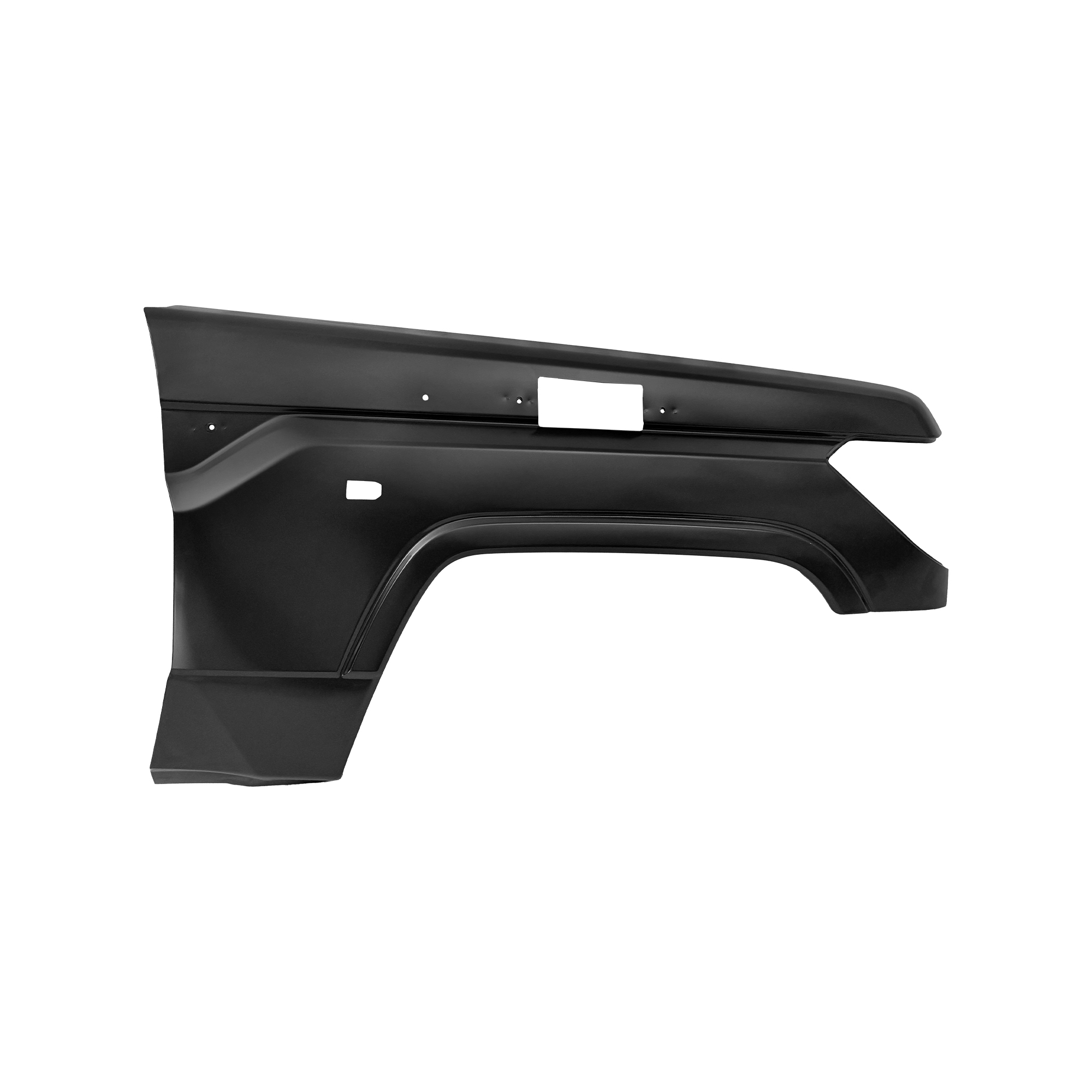RECOJA EL GUARDABARROS DELANTERO DERECHO CON ORIFICIO PARA LA GARGANTA Y ORIFICIO PARA LA LÁMPARA LATERAL, 2003-2023, PARA TOYOTA LAND CRUISER LC79